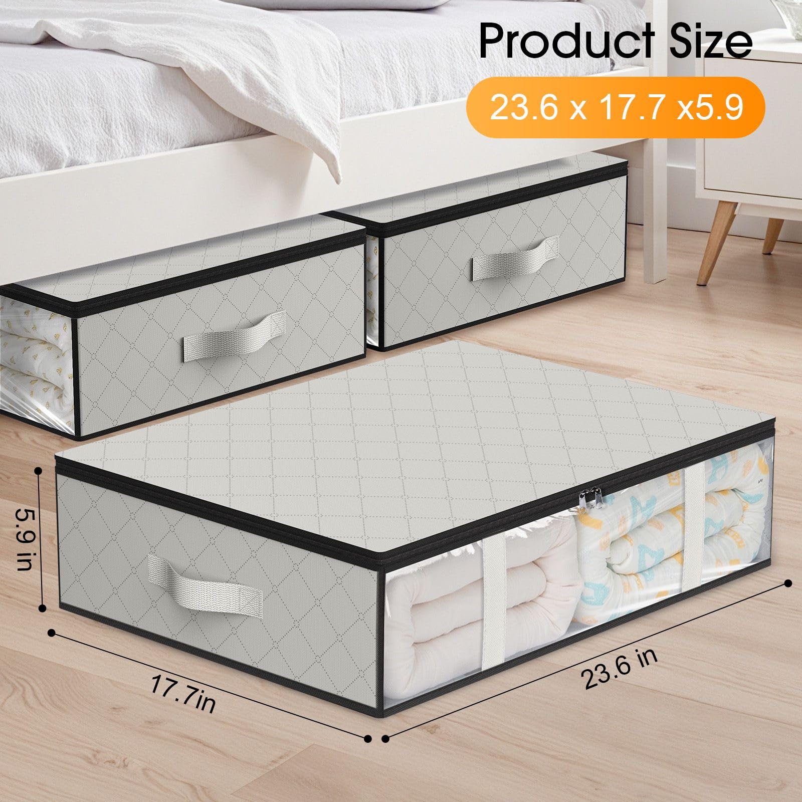 Under Bed Storage Bags (4 Count)