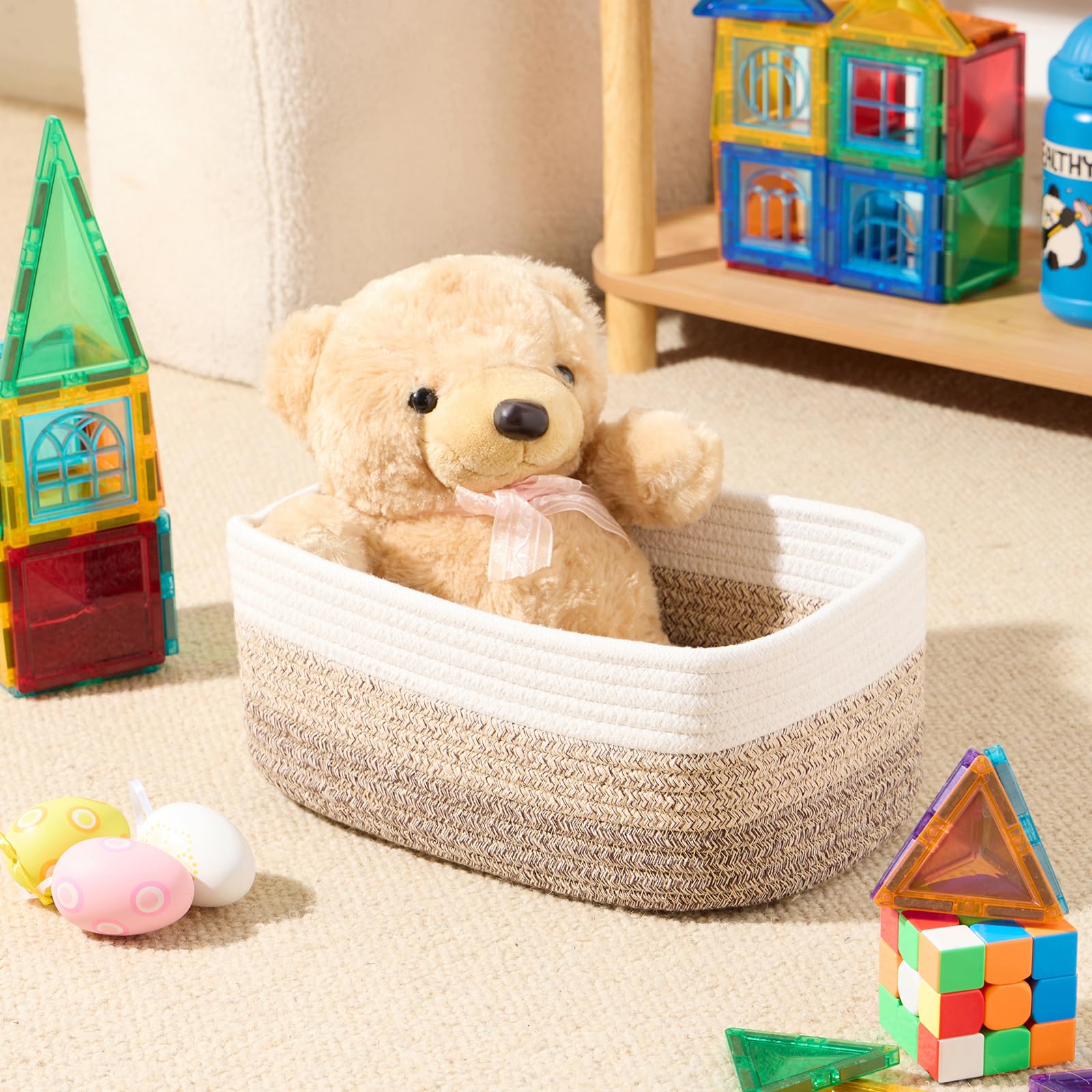 Small Storage Baskets for Organizing (3 Count)