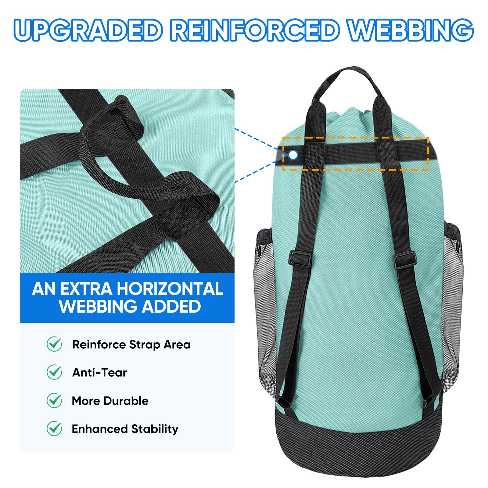 120L Laundry Bag Backpack