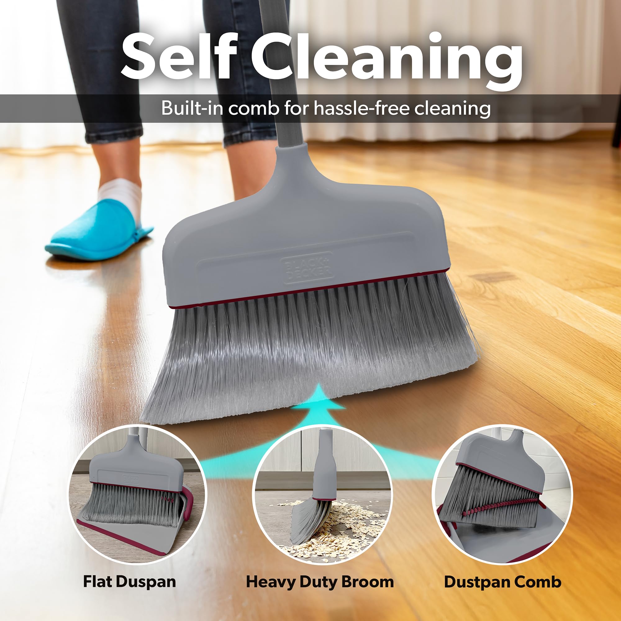 Butler Broom & Dustpan Set
