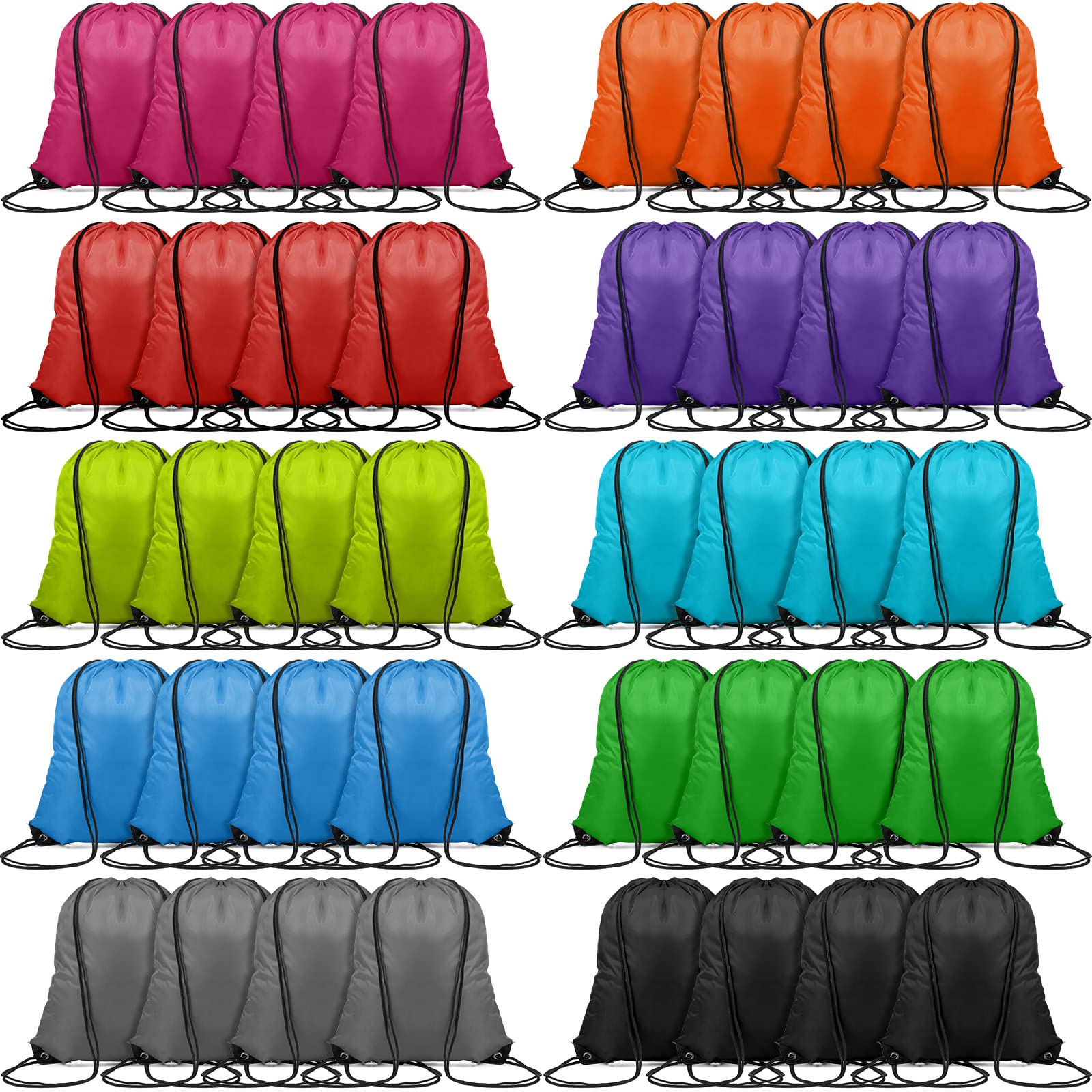 100 Pcs Drawstring Bag Bulk (100 count)