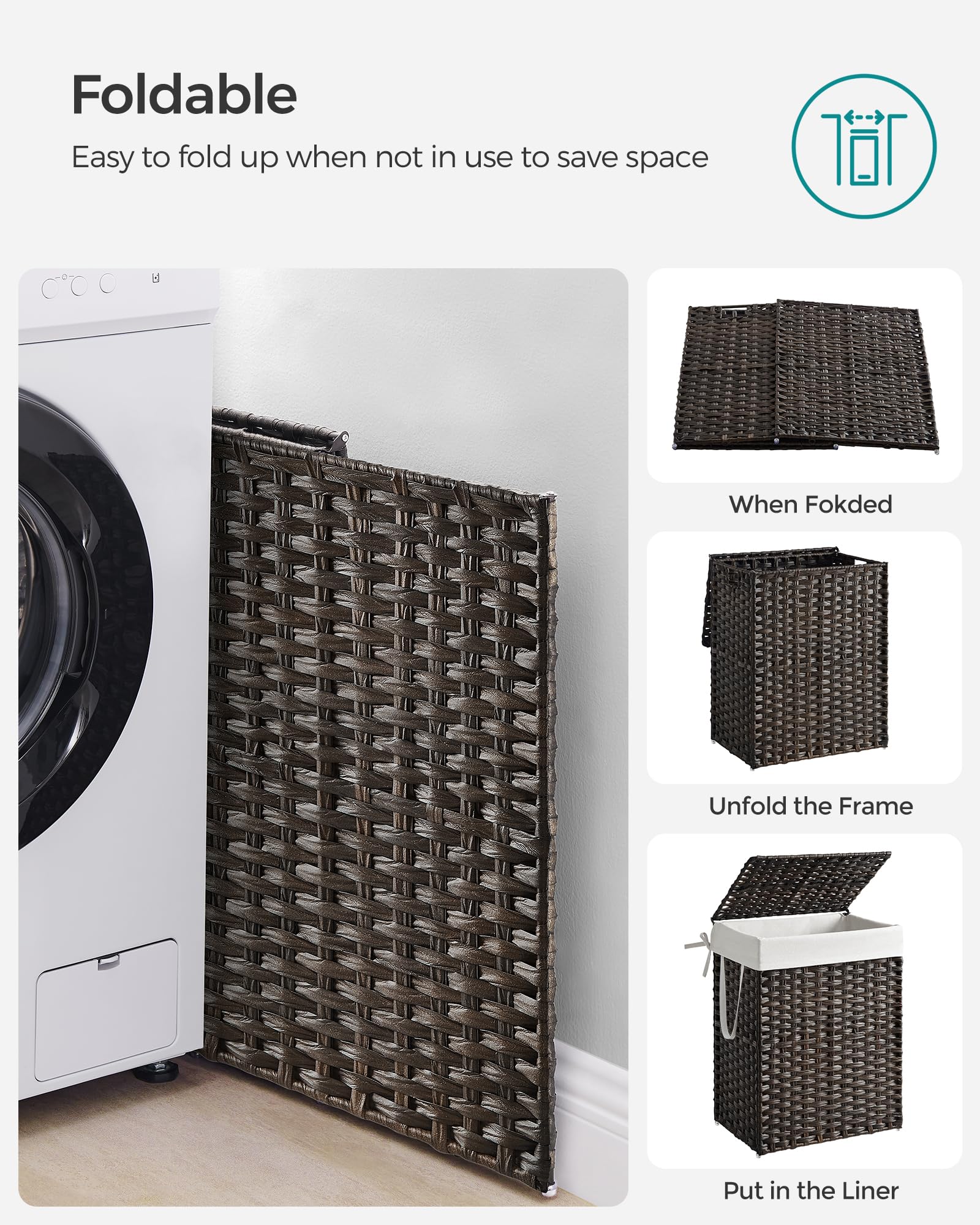 Laundry Hamper with Lid