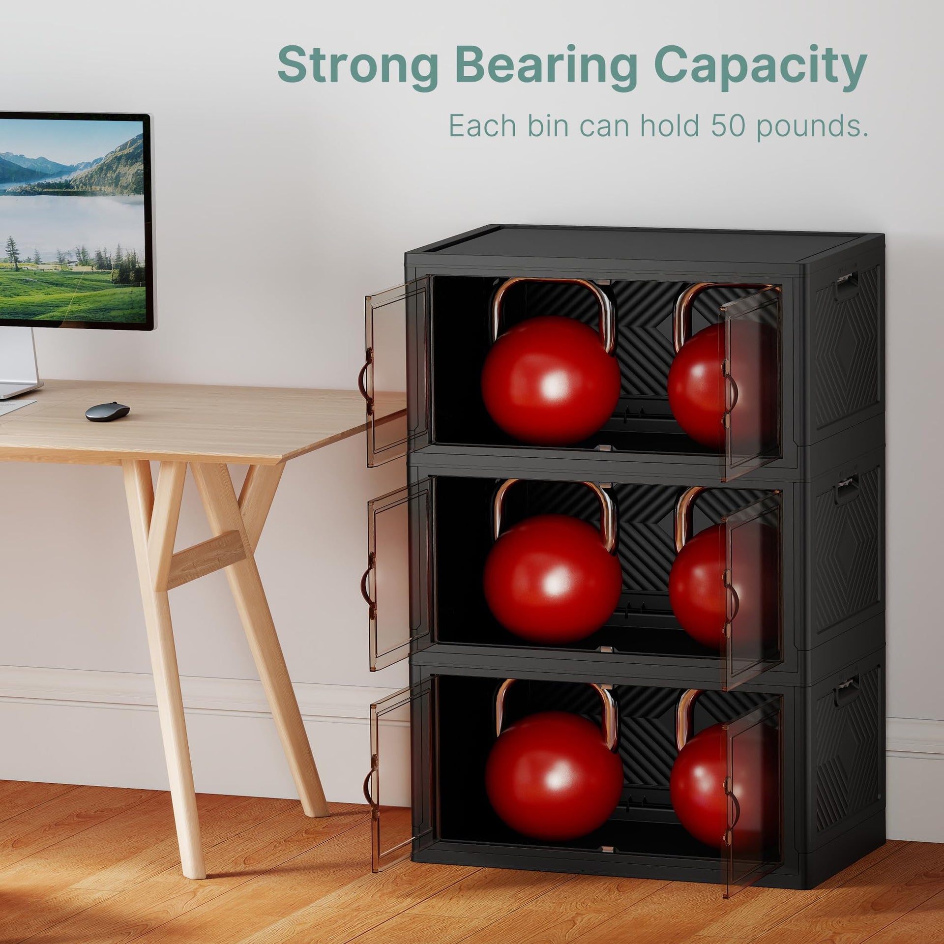336QT Lockable Storage Bins with Lids