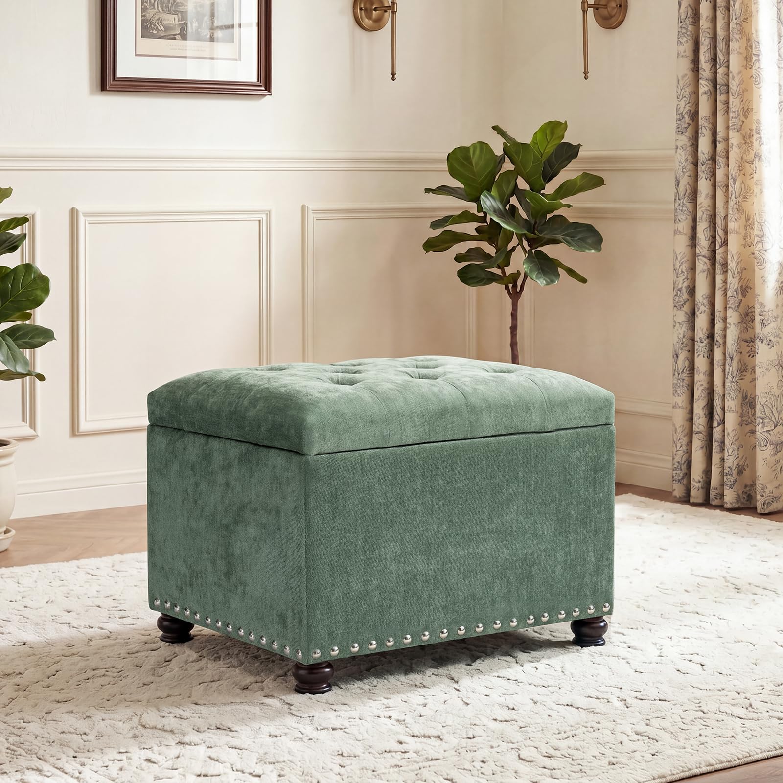 24" Storage Ottoman