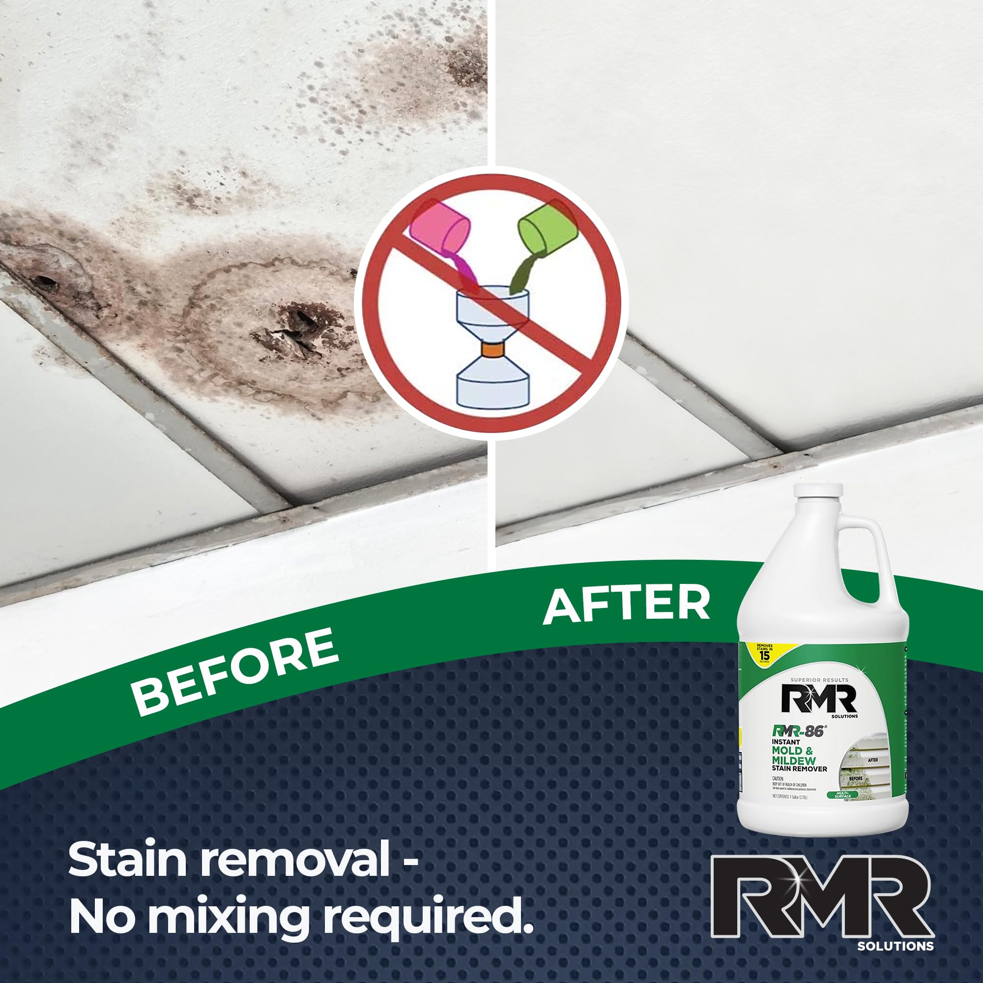 RMR 86 Instant Mold and Mildew Stain Remover Spray (128 Fl Oz) - ModHome Supplies