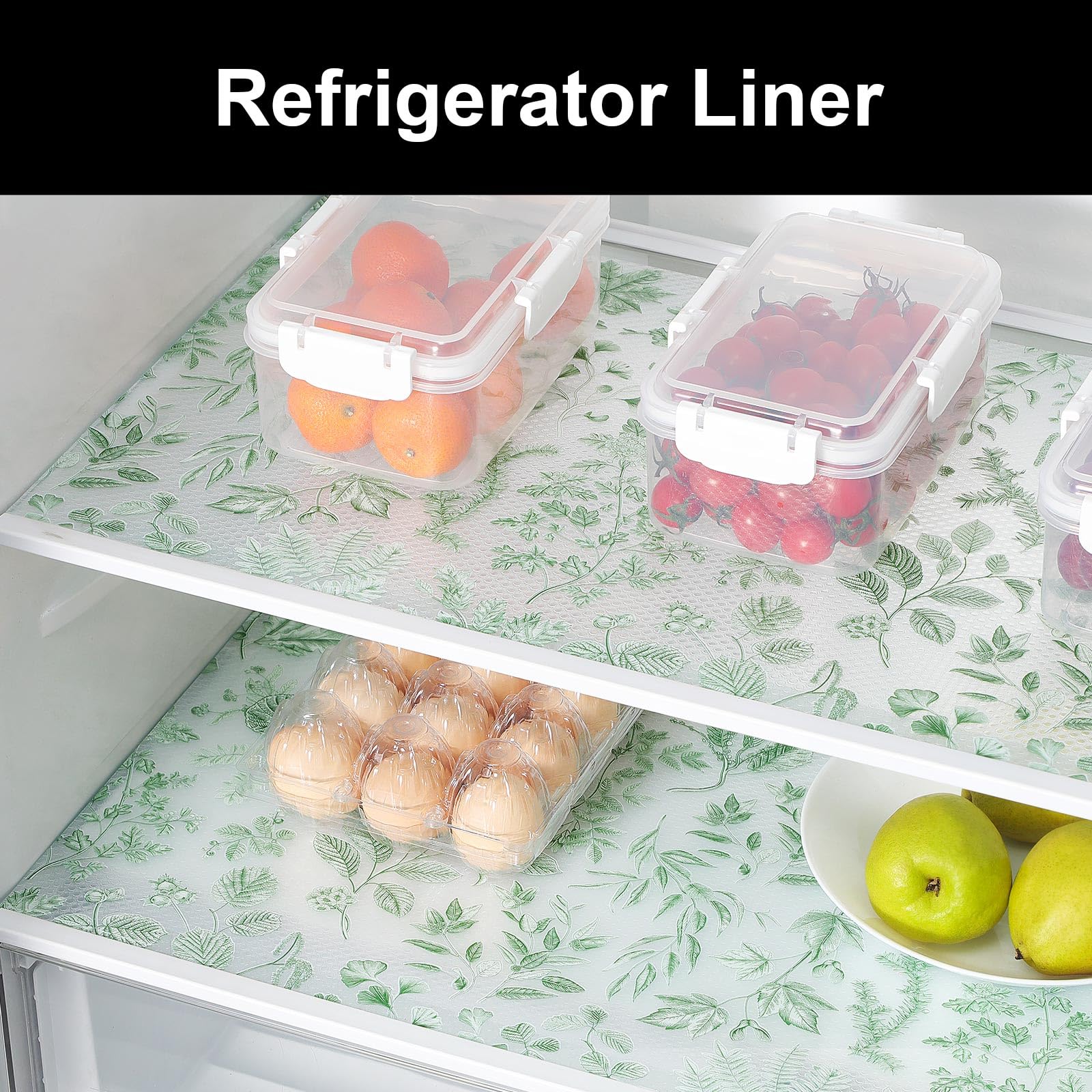 Shelf Liners for Kitchen Cabinets Refrigerator Liners Waterproof & Oil
