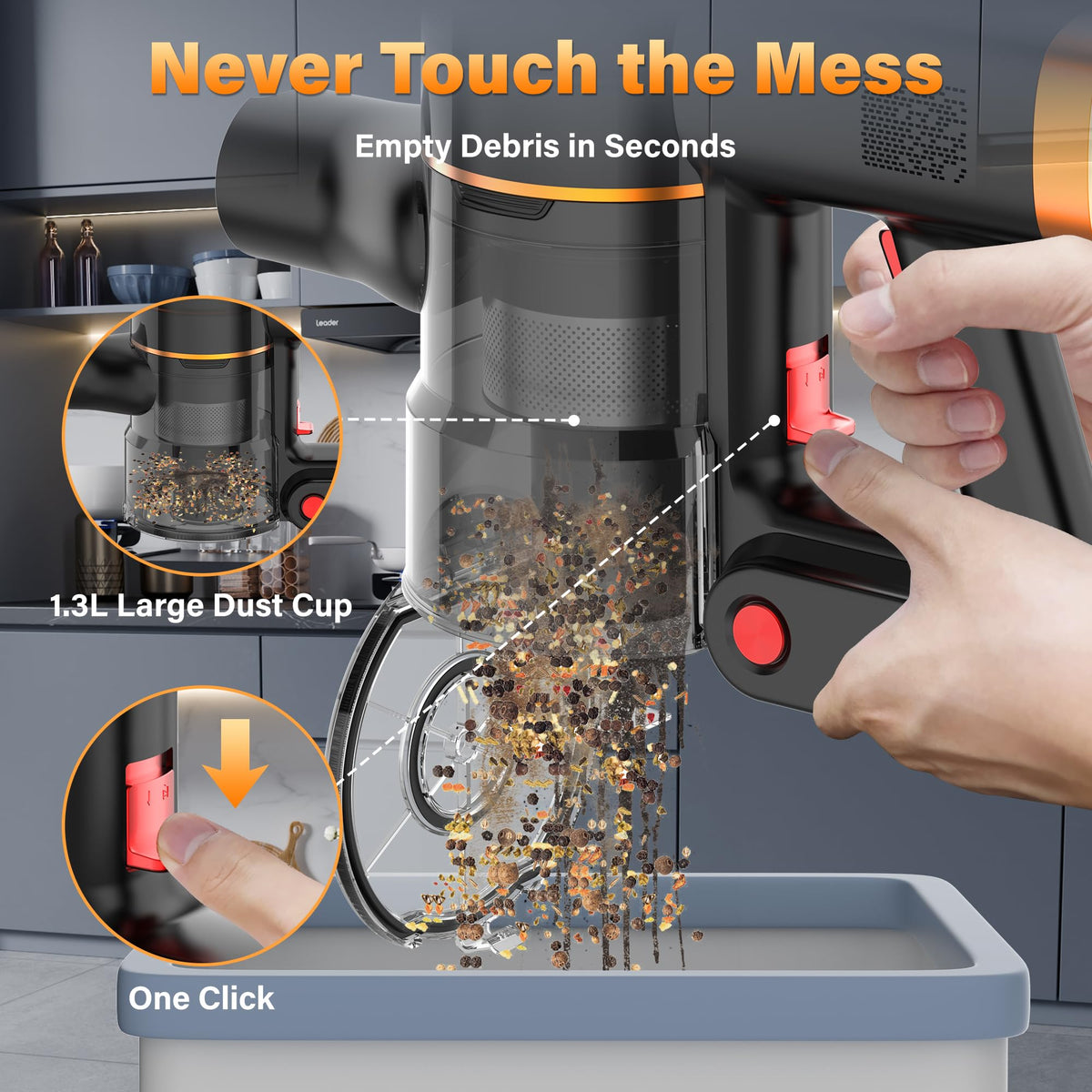 V500 Cordless Vacuum Cleaner for Home