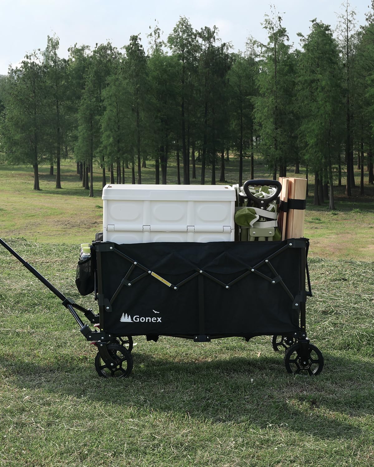 38" L Collapsible Wagon Cart Foldable