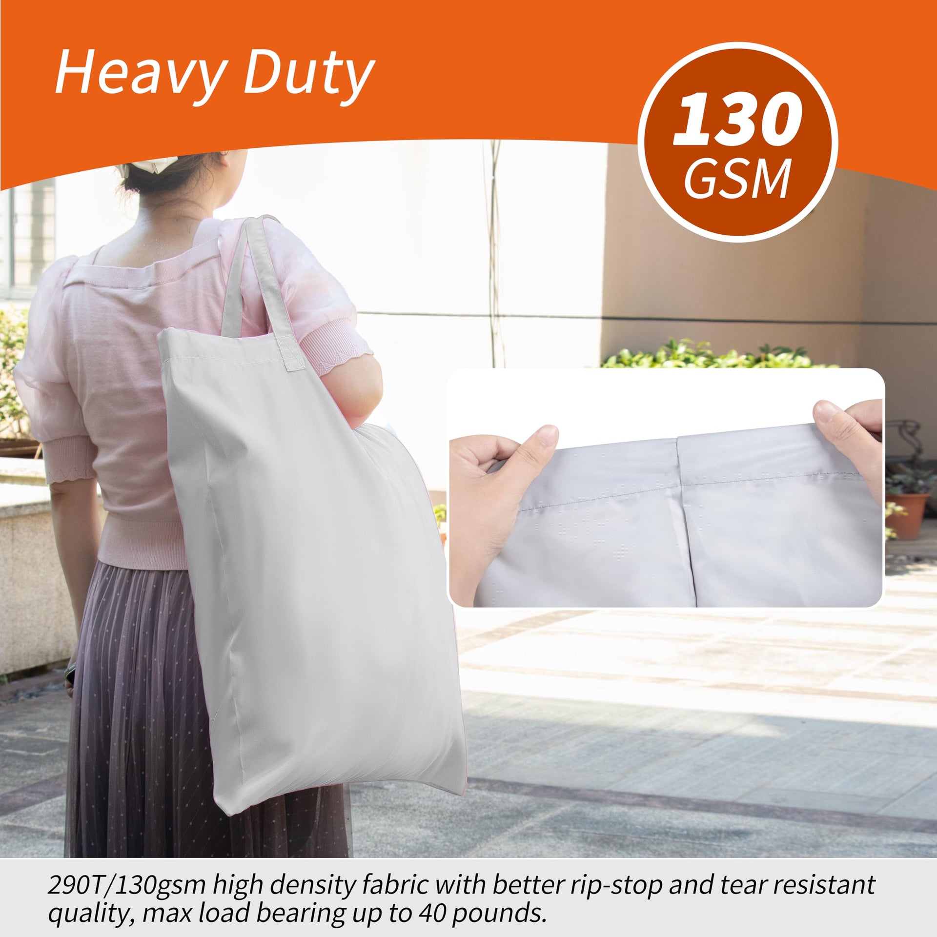 Extra Heavy Duty Laundry Bag with Handles