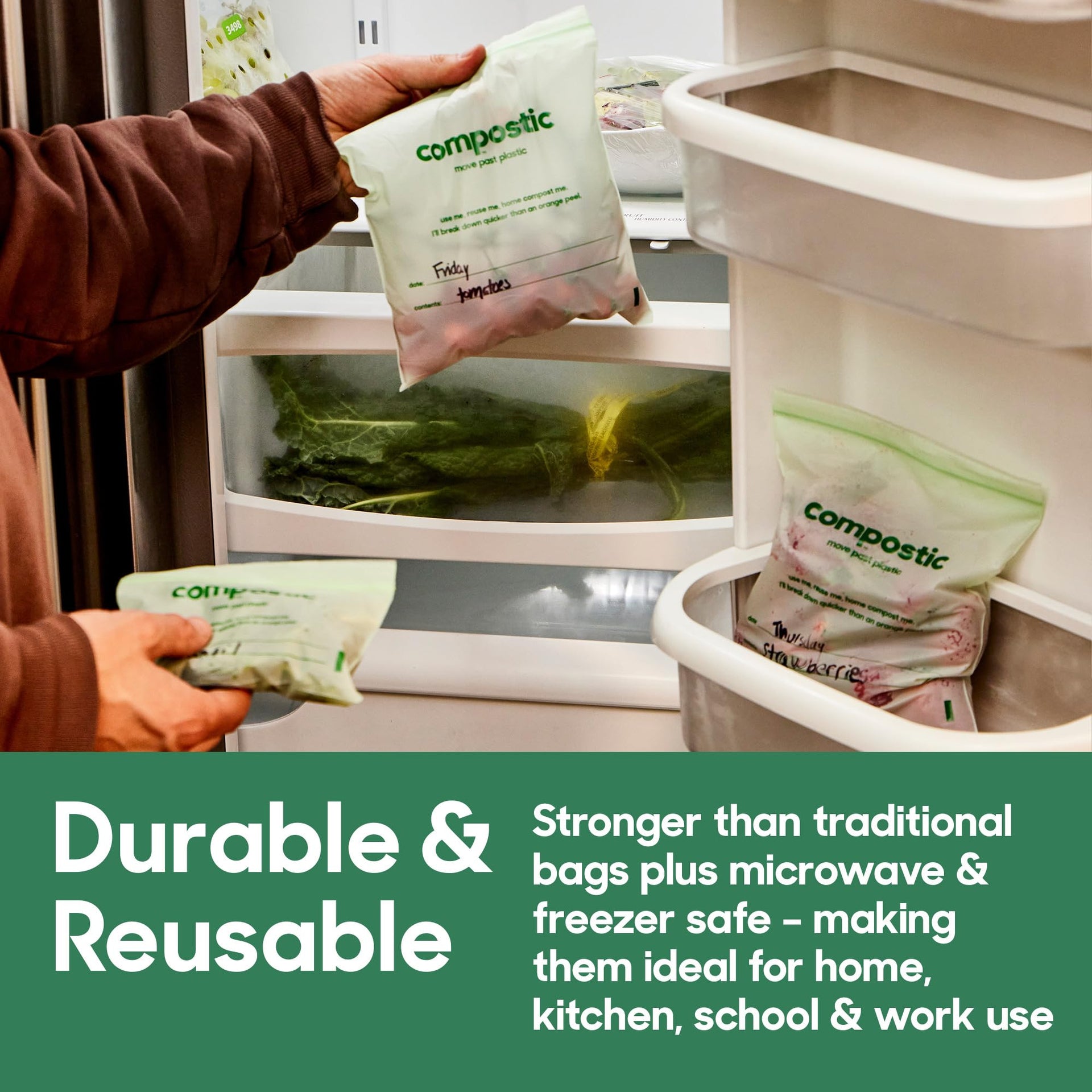 Compostable Gallon Bags (60 Count)