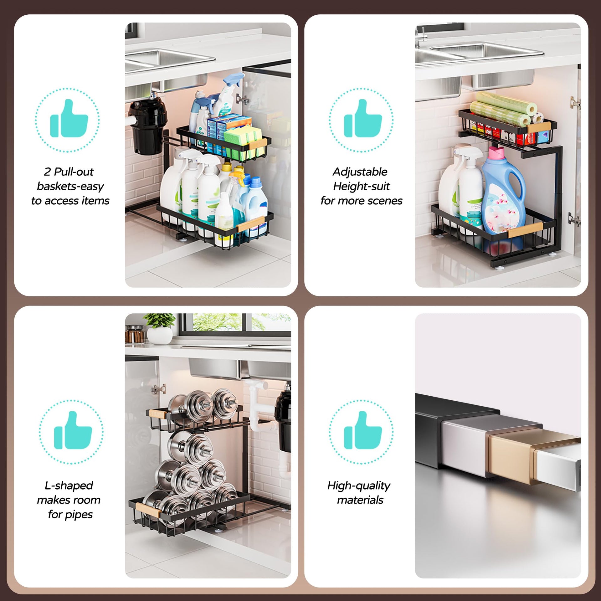 Under Sink Organizer (2 Count)