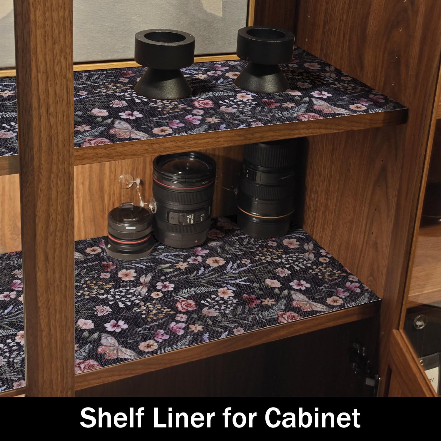 Butterfly Shelf and Drawer Liner for Kitchen Cabinets (24 Sq Ft)