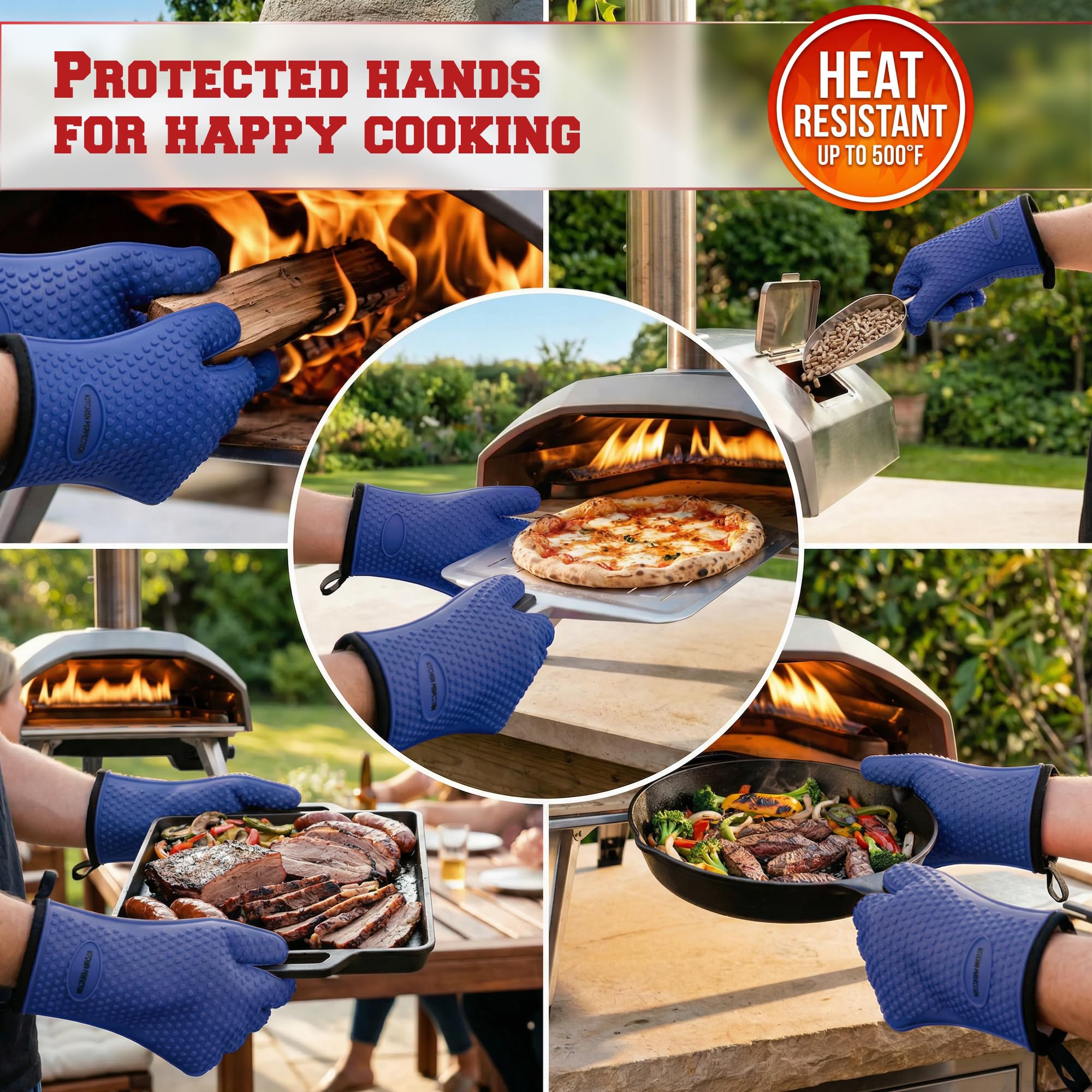 Silicone Pizza Oven Gloves