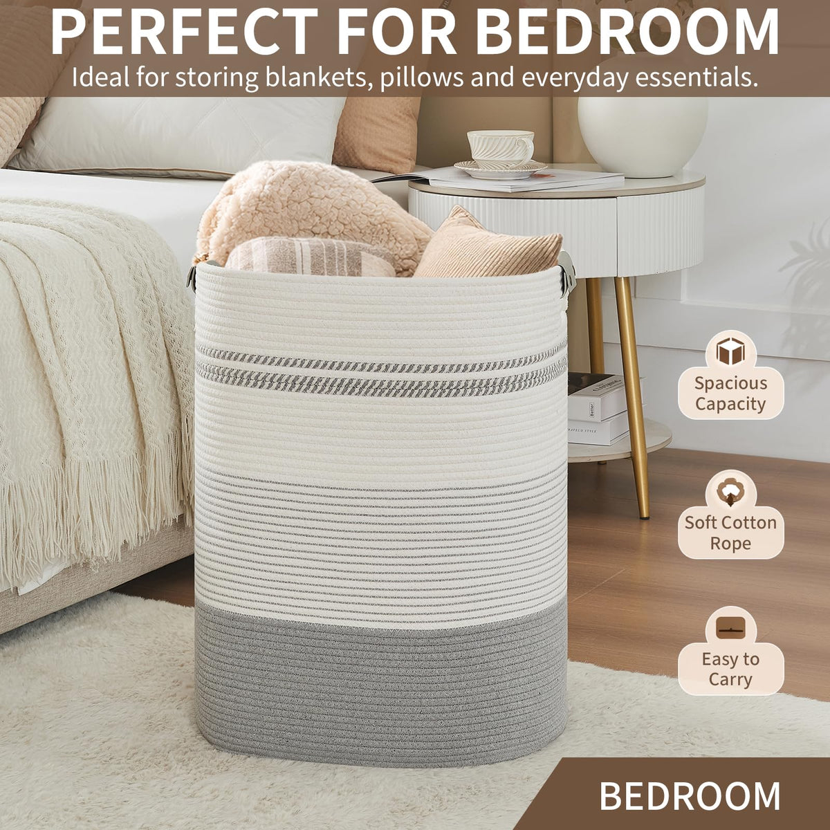 Laundry Basket with Handles