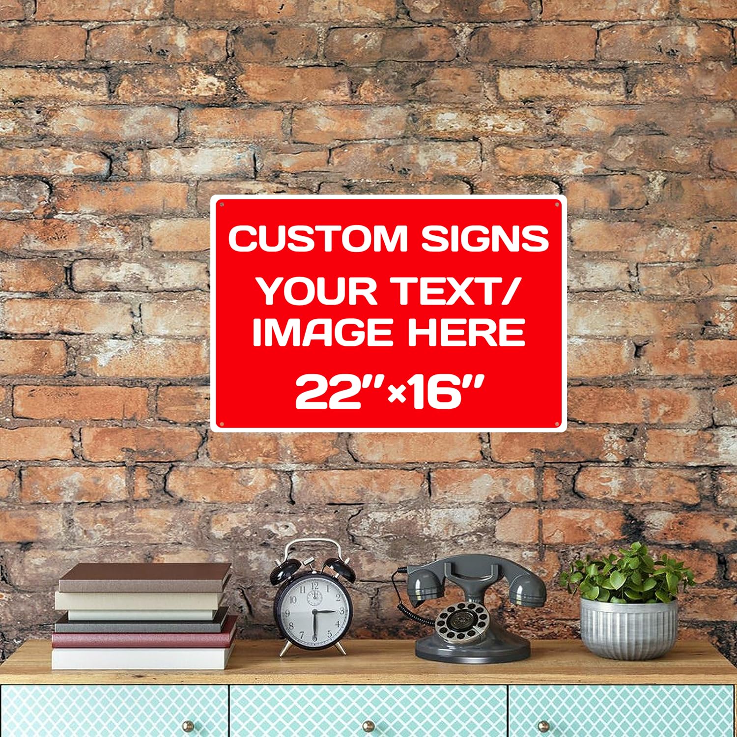 Personalized Aluminum Weatherproof Metal Sign