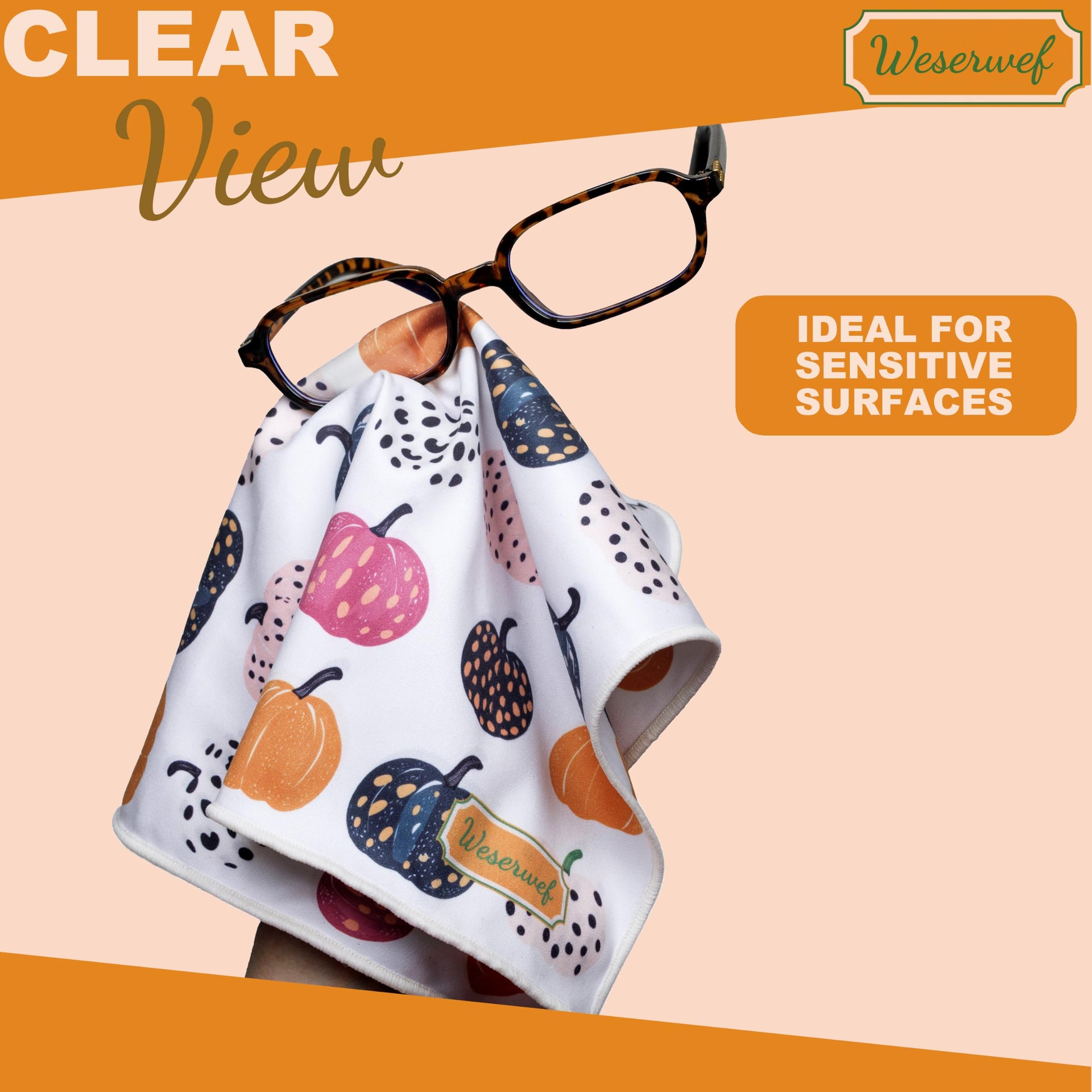 Design Microfiber Glasses Cleaning Cloth