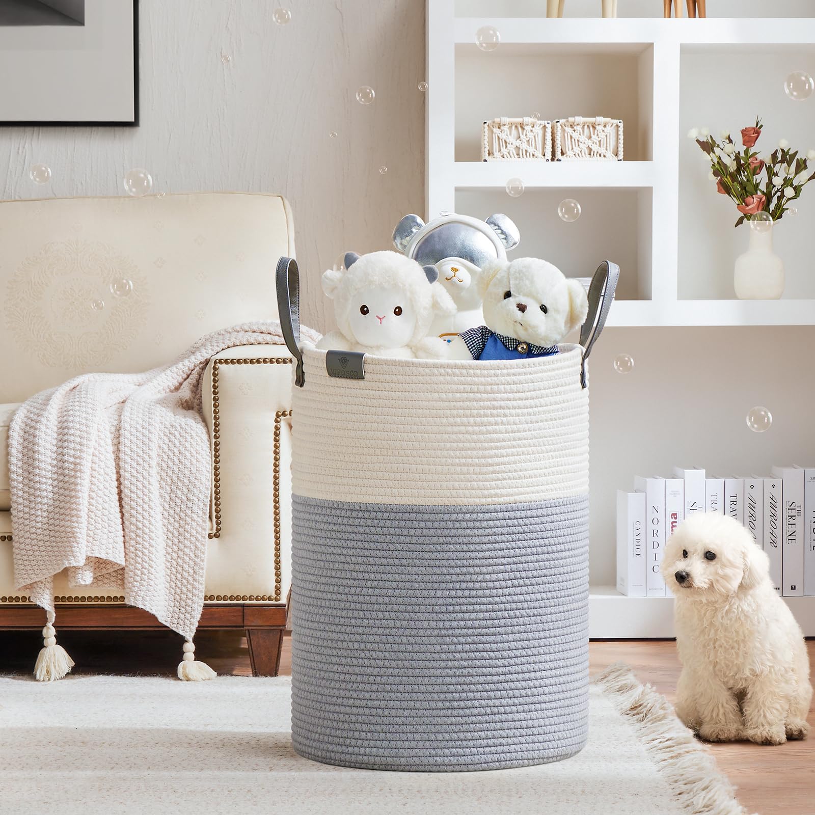 100L Tall Woven Rope Laundry Hamper (3381.4023 Fl Oz) - ModHome Supplies