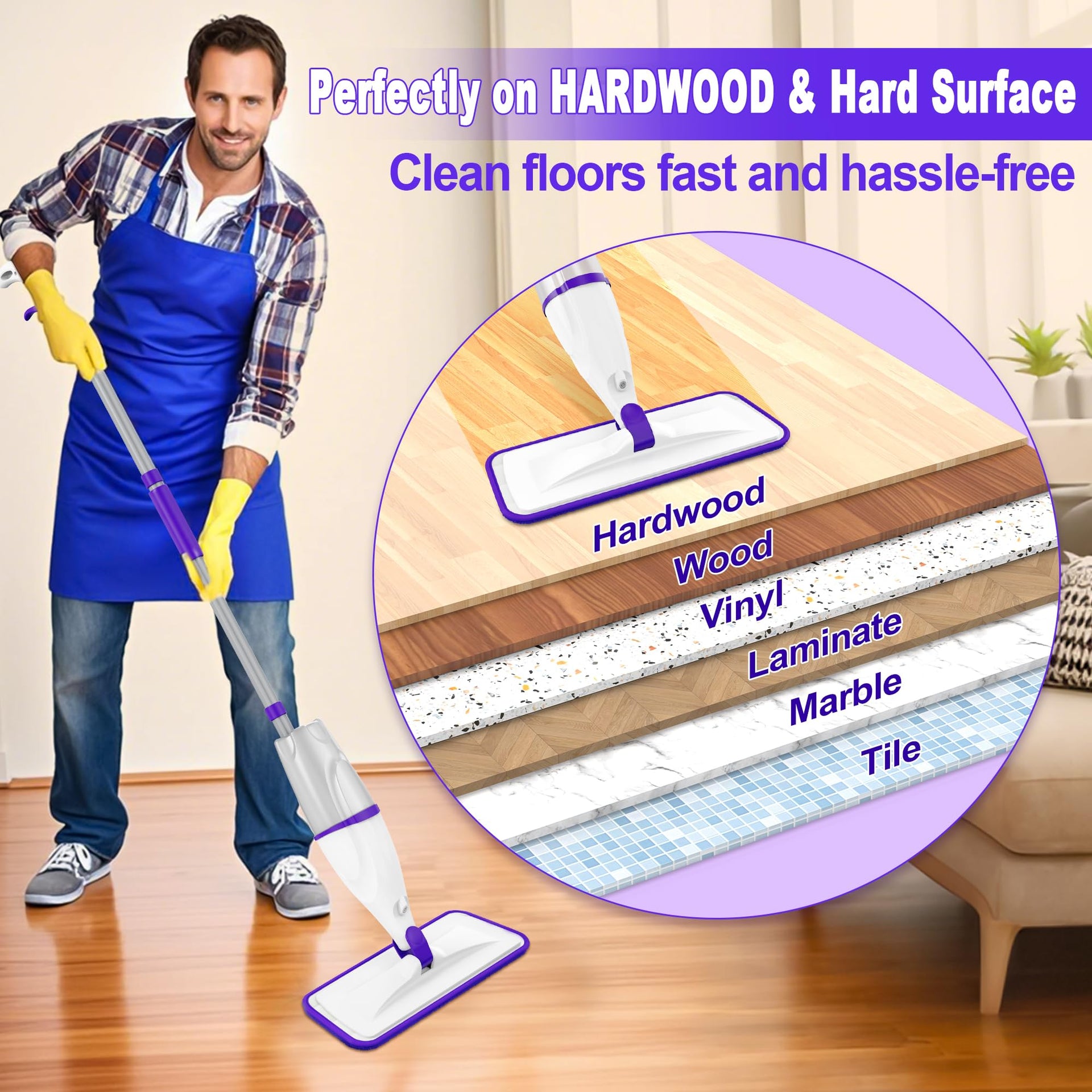 Spray Mops for Floor Cleaning