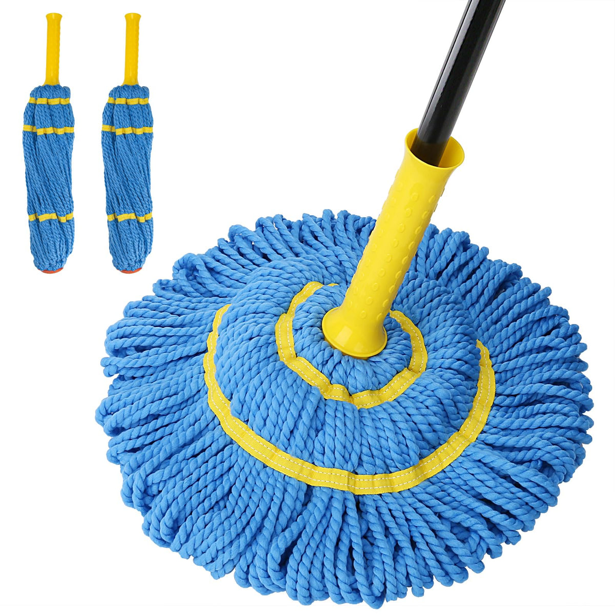 Self Wringing Twist Mop with 1 Extra Refill