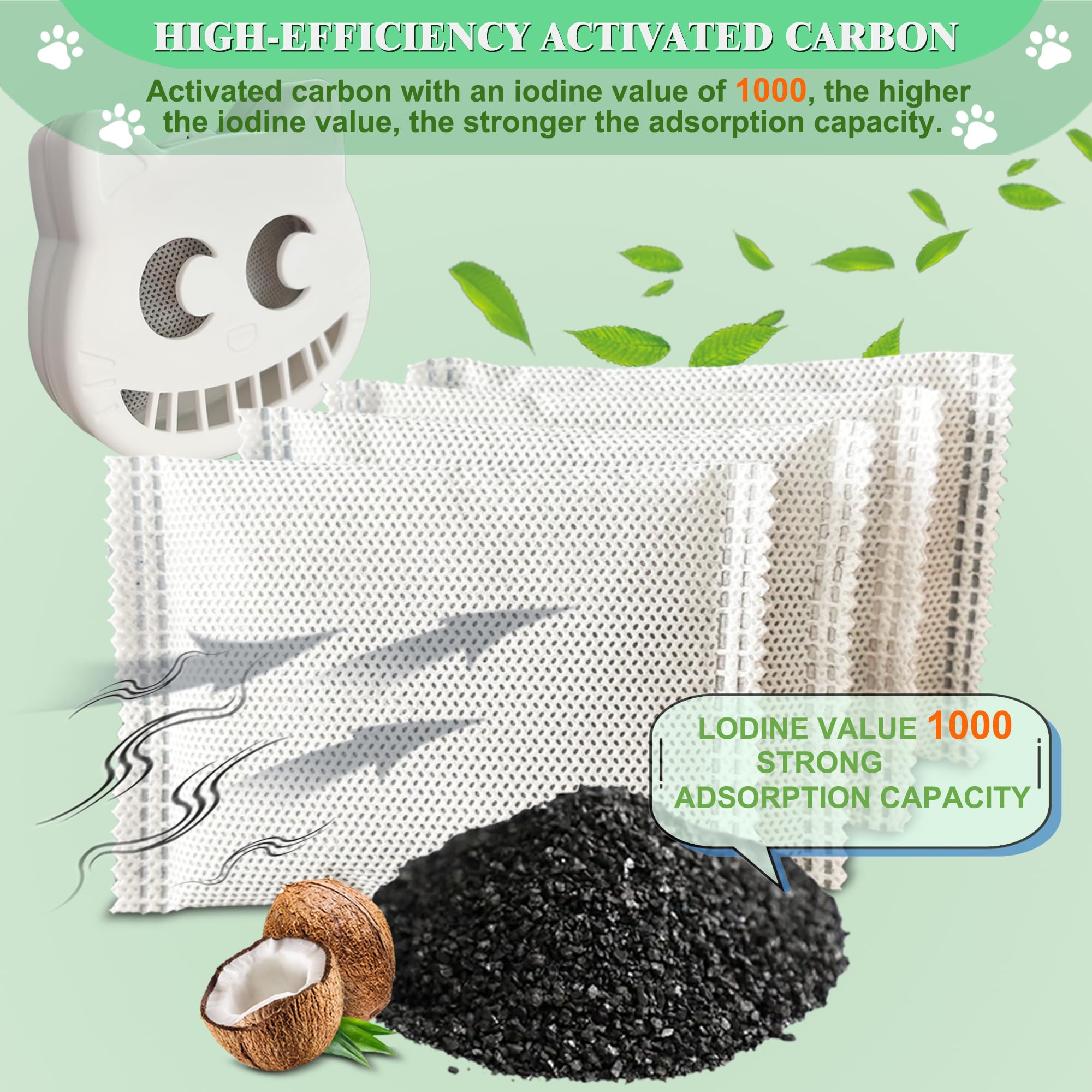 Unscented Cat Litter Box Deodorizer for Fumoi Automatic Litter Box