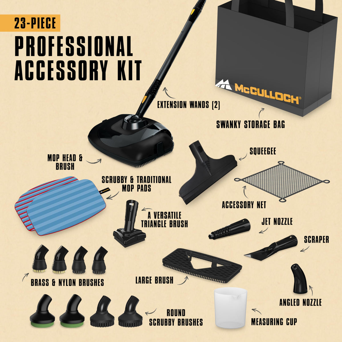 MC1385 Canister Steam Cleaner