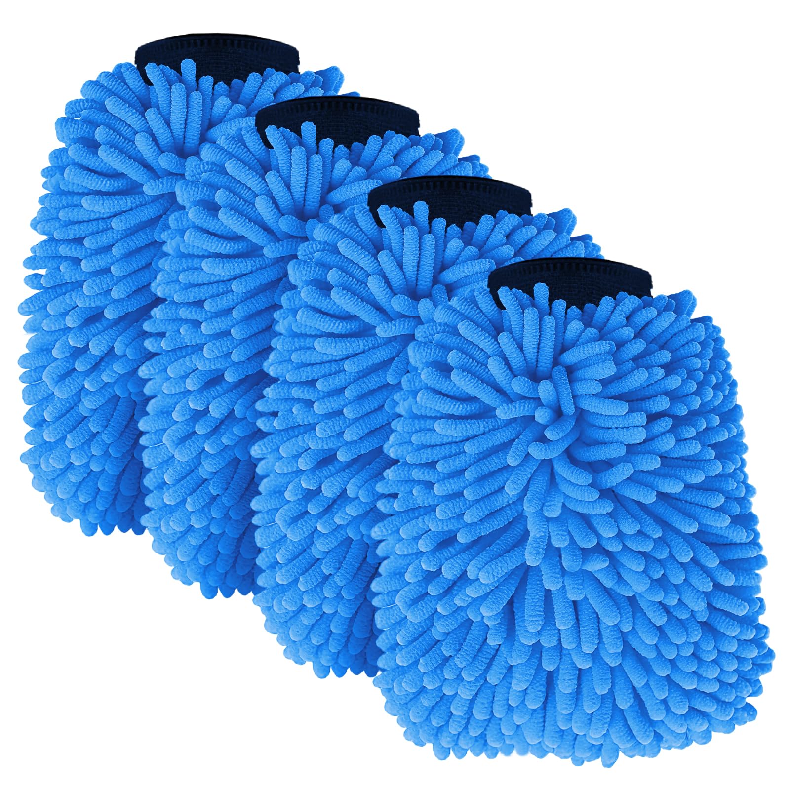 Car Wash Mitt Microfiber (4 Count)