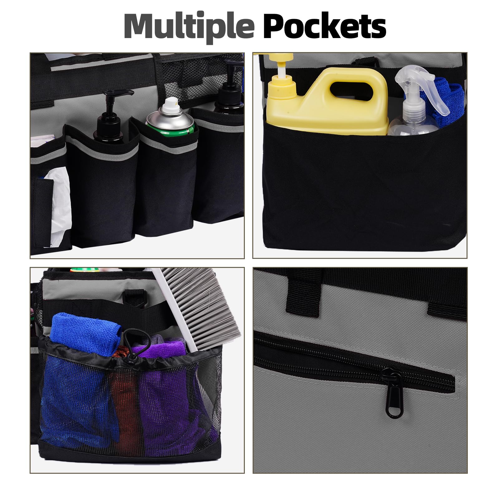 2 Large Cleaning Supplies Bags for Housekeepers for Kitchen (2 Count)