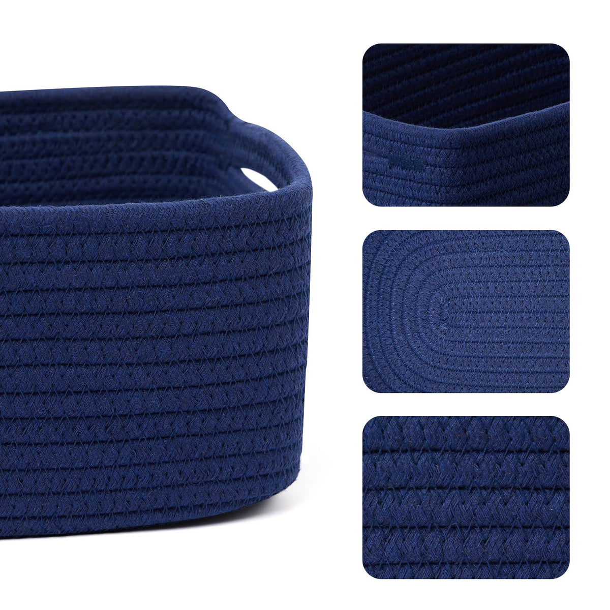Small Storage Baskets for Organizing (4 Count)