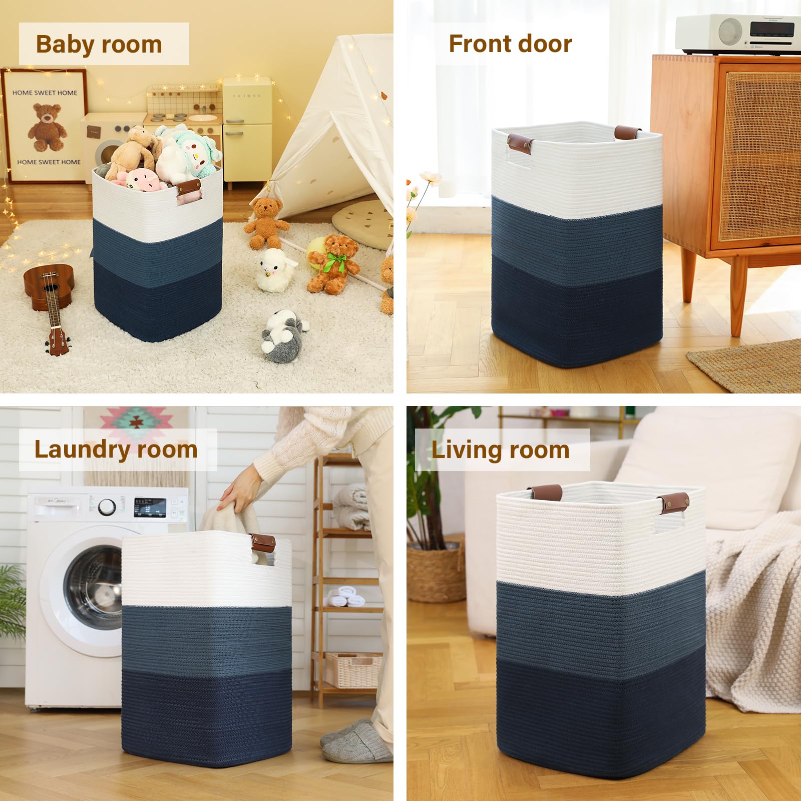 Laundry Hamper 96L Extra Large Laundry Basket