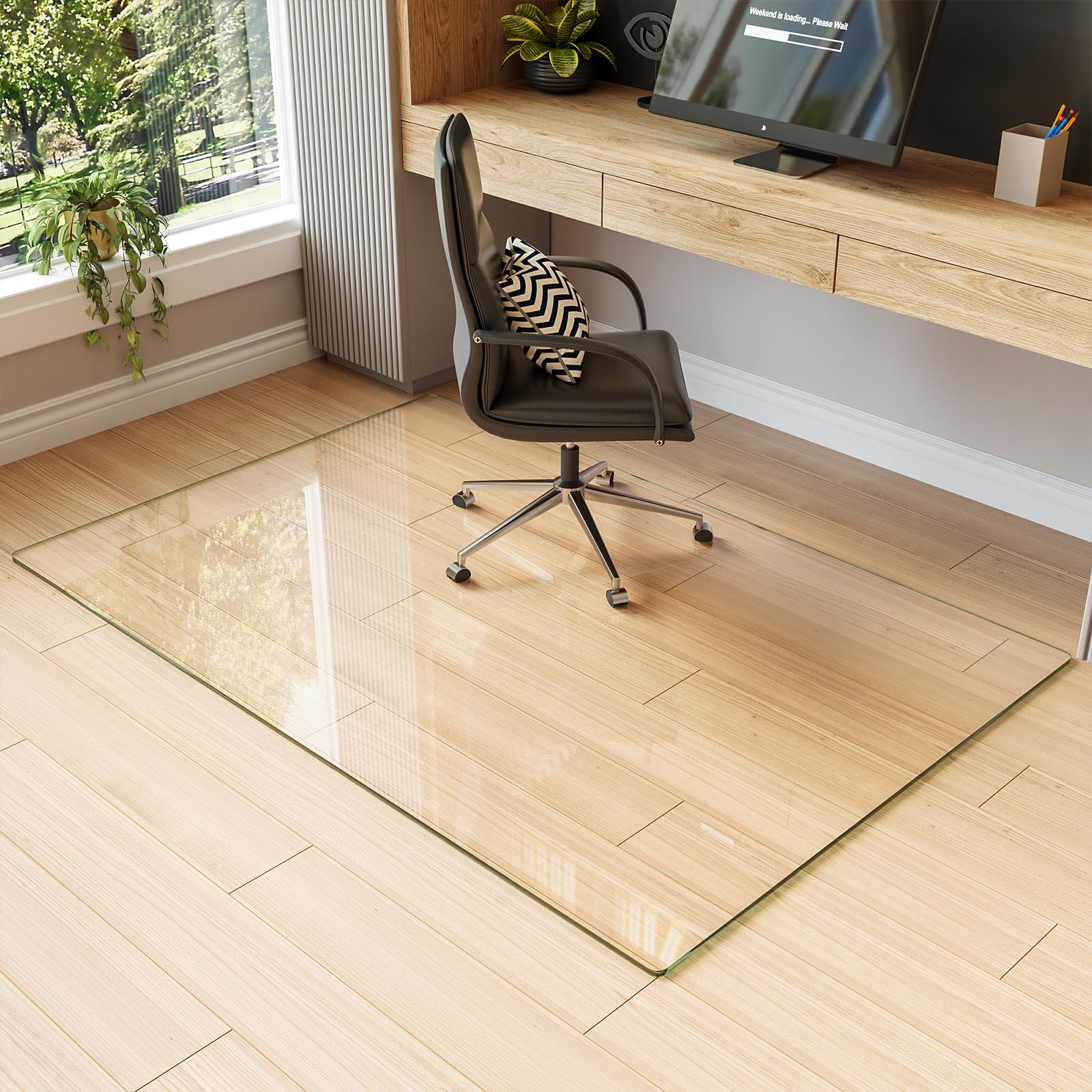 40" x 60" Office Chair Mat for Hardwood Floors & Carpets