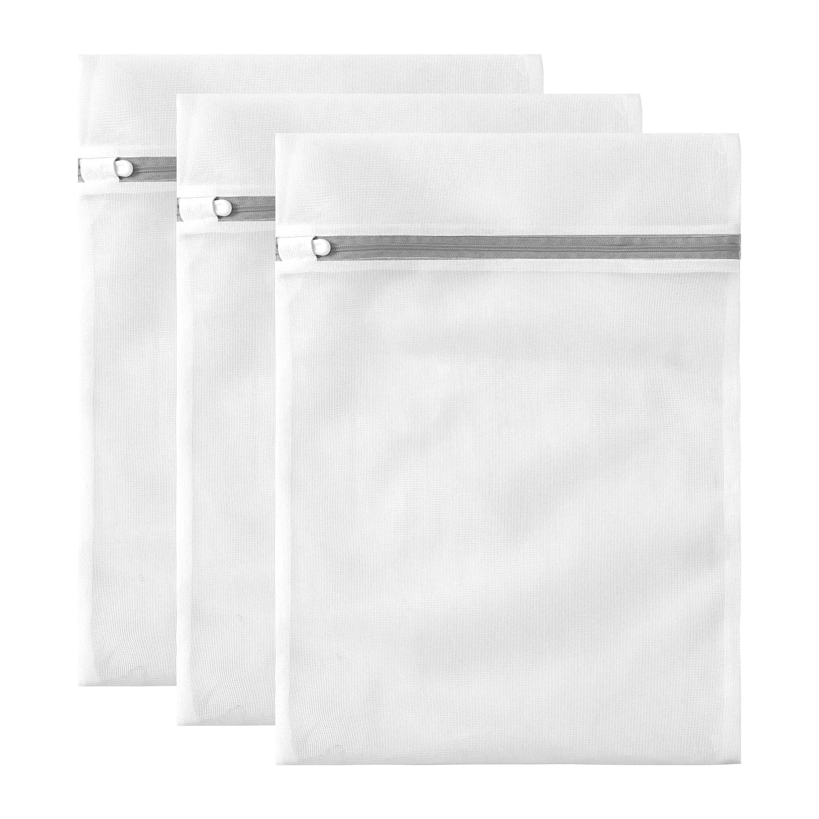 3 Pack Mesh Laundry Bags Medium by MDSXO (3 Count)
