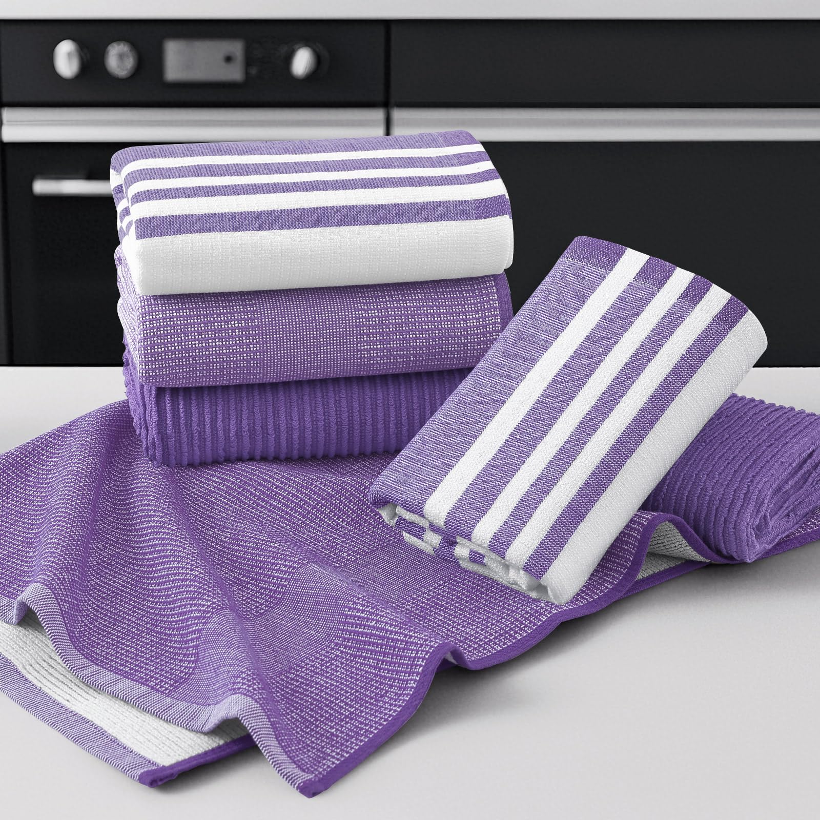 Cotton 380 GSM Premium Kitchen Towels (9 Count)