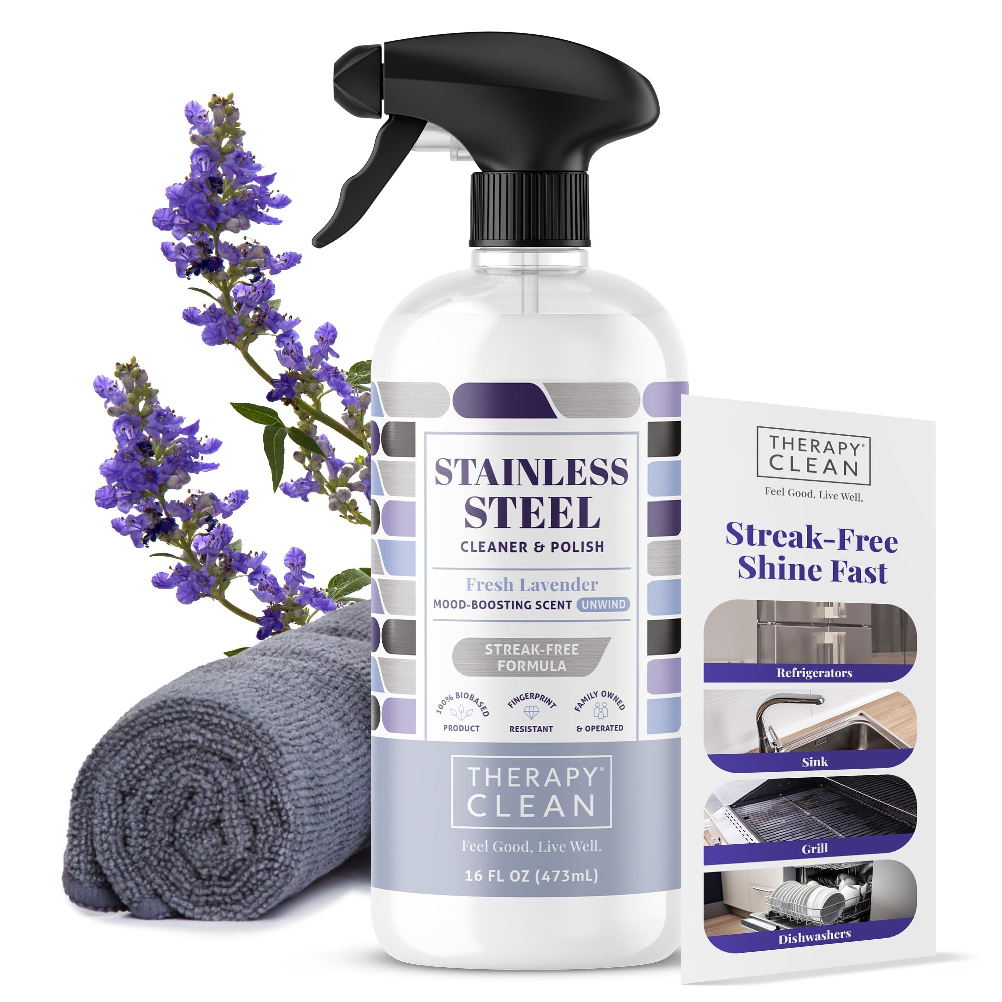 Stainless Steel Cleaner and Polish (16 Fl Oz)