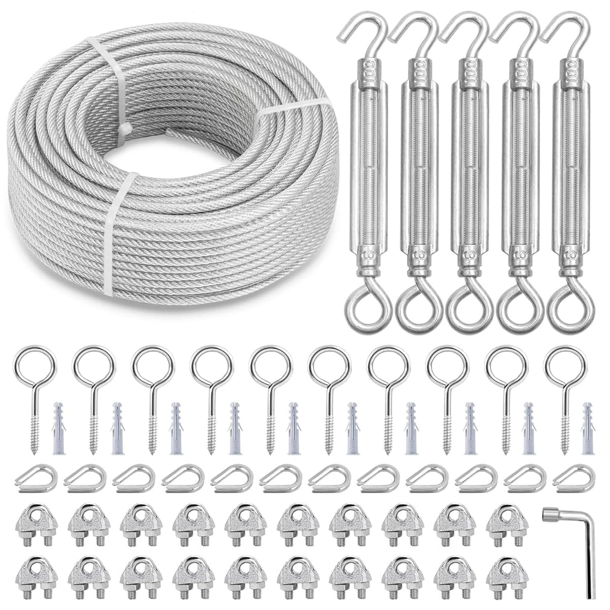 3 16" Wire Rope Tensioner Kit