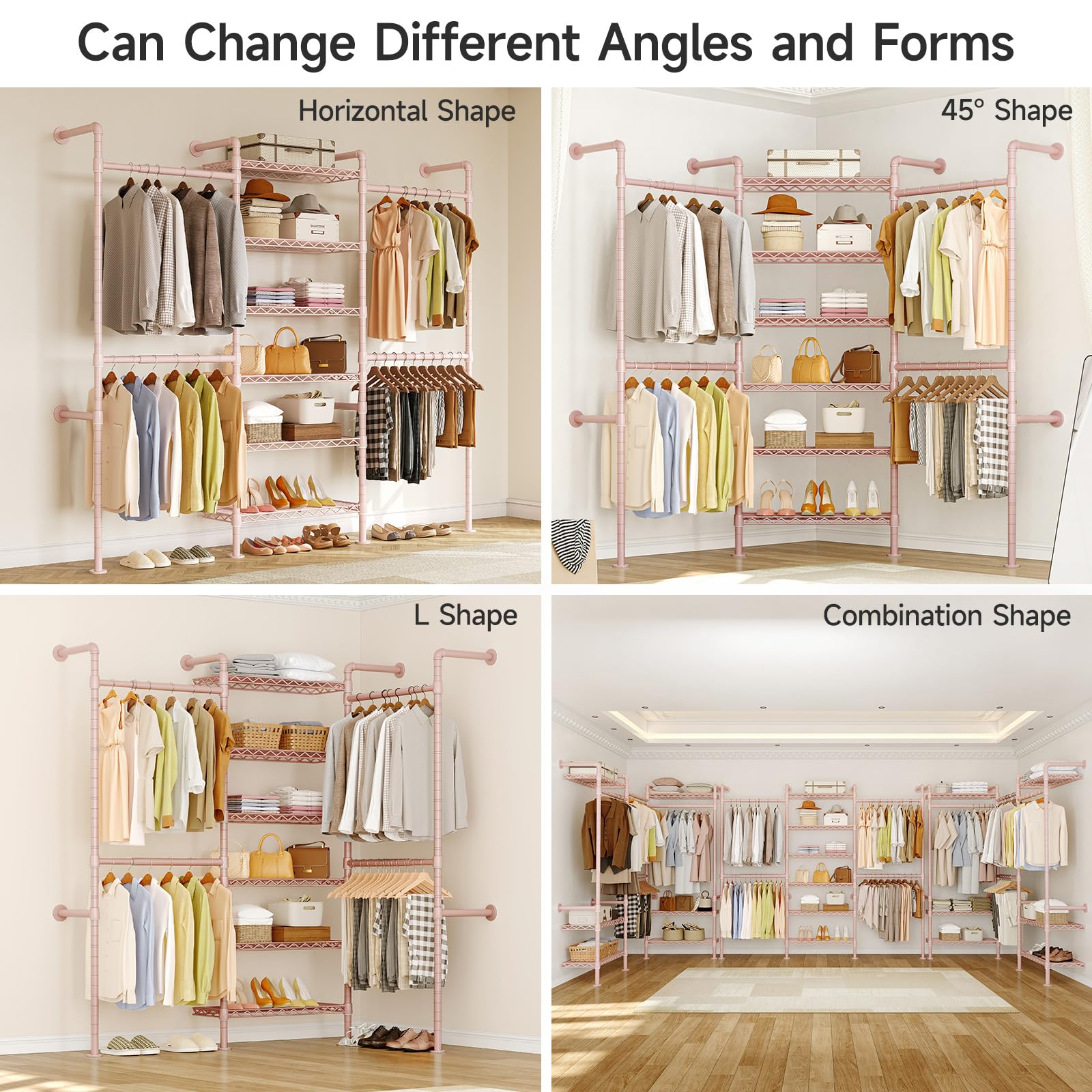 H3 Expandable Wall Mounted Closet System