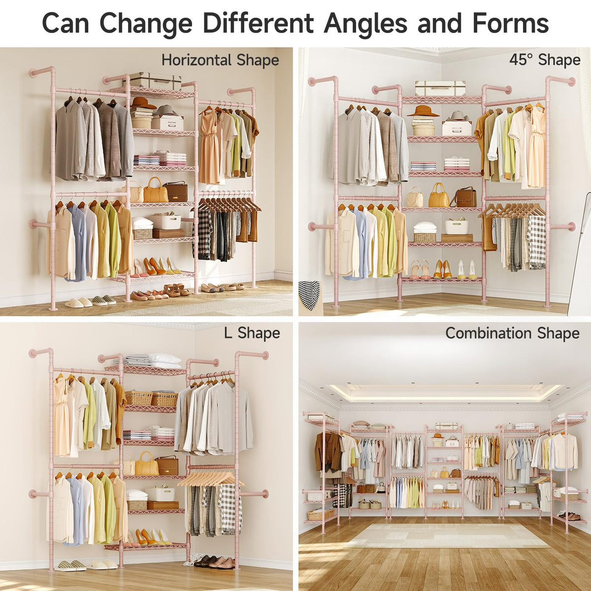 H3 Expandable Wall Mounted Closet System