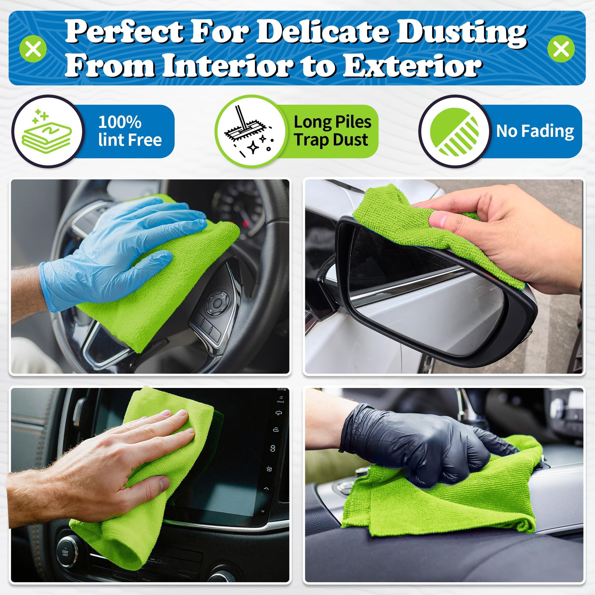 Microfiber Cleaning Cloth (24 Count)
