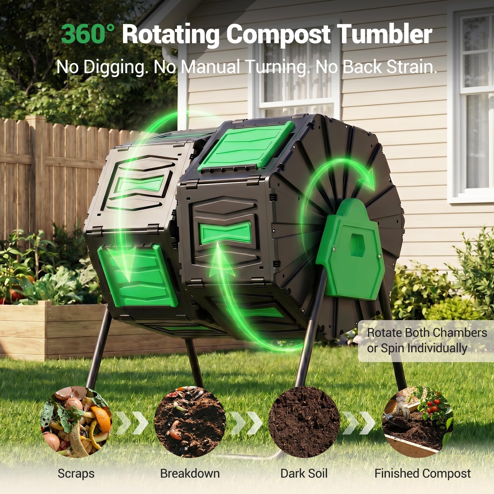 Composter Tumbler Outdoor