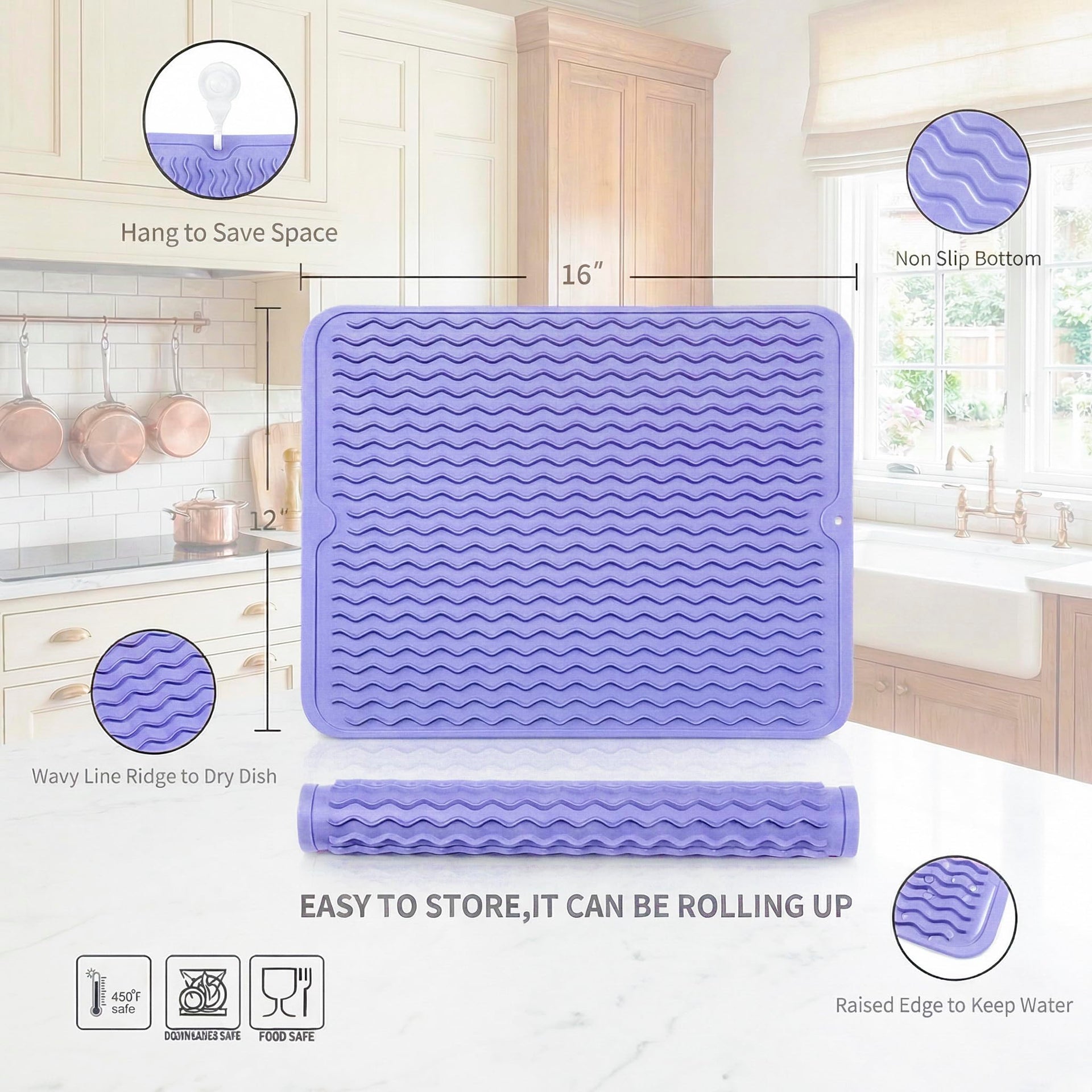 Silicone Dish Drying Mat