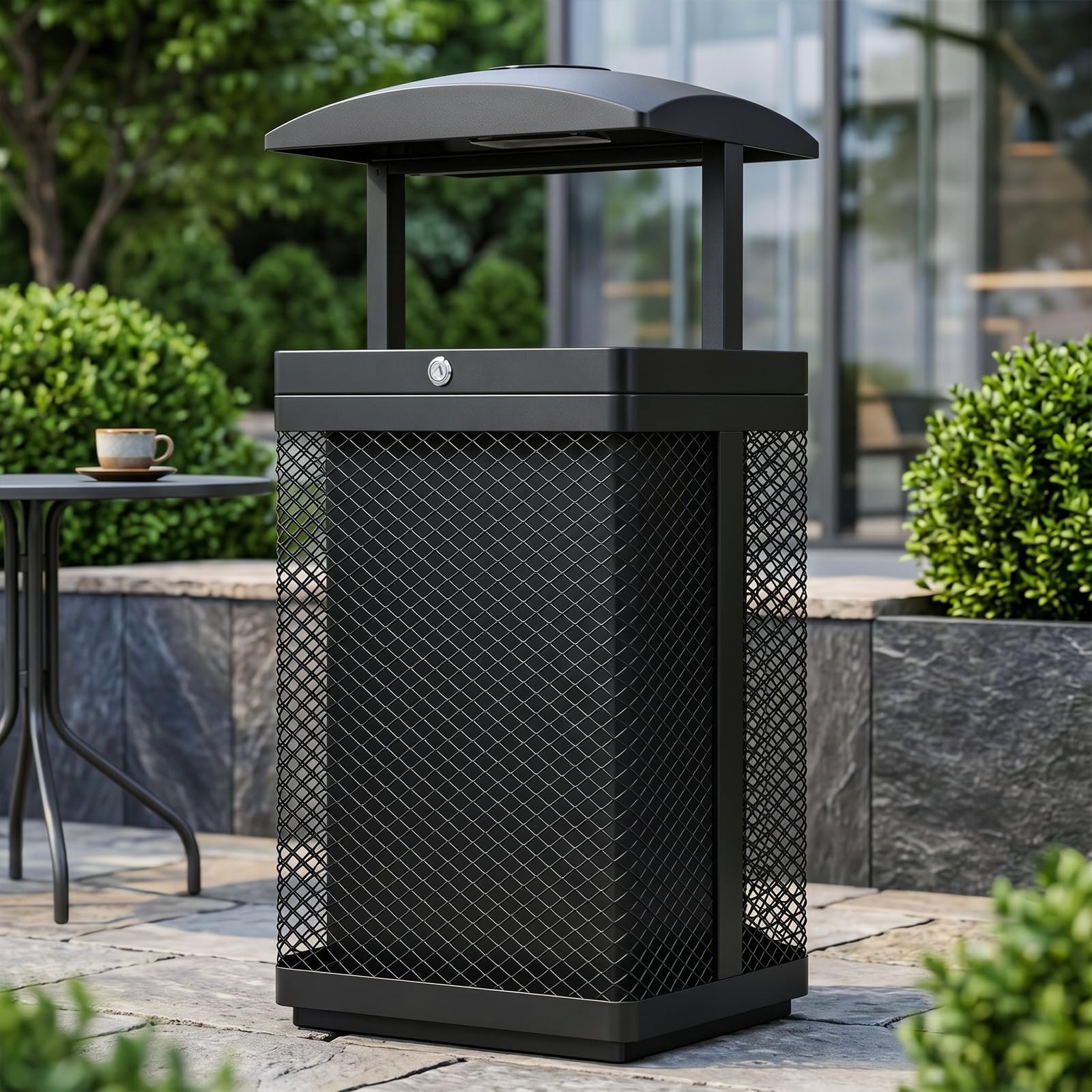 Outdoor Trash Can Commercial
