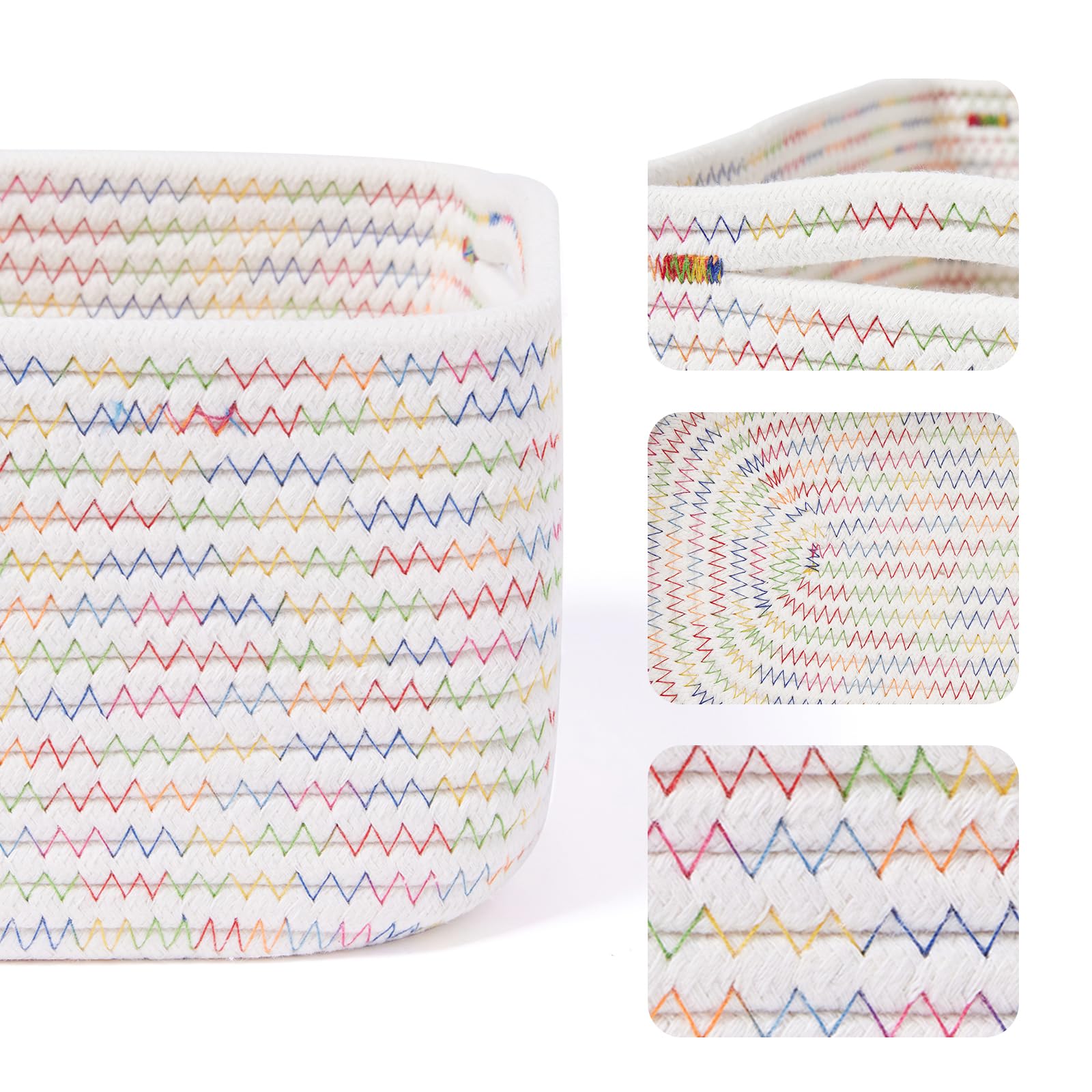 Small Storage Baskets for Organizing (4 Count)