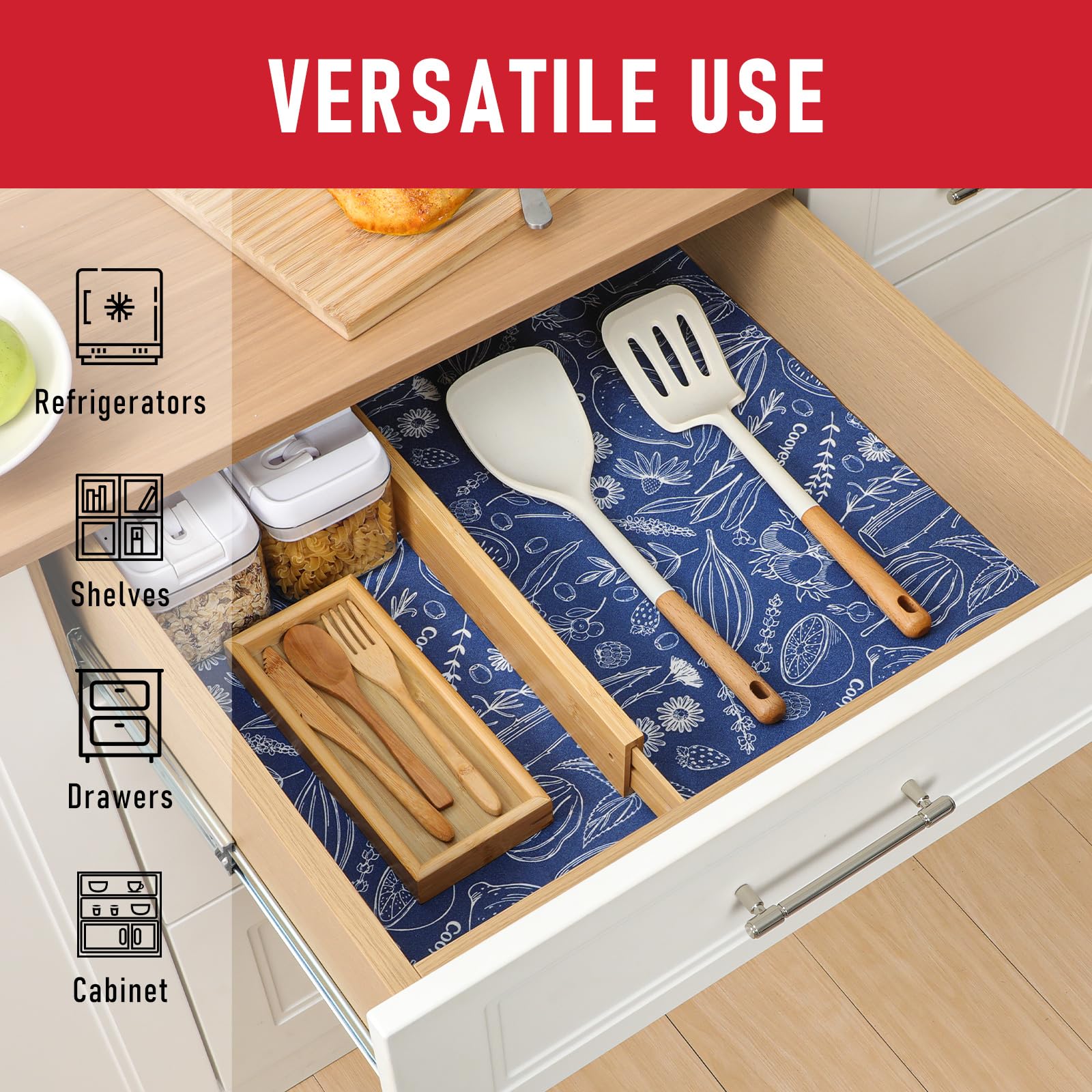 Large Fridge Liners for Refrigerator (18 Sq Ft)