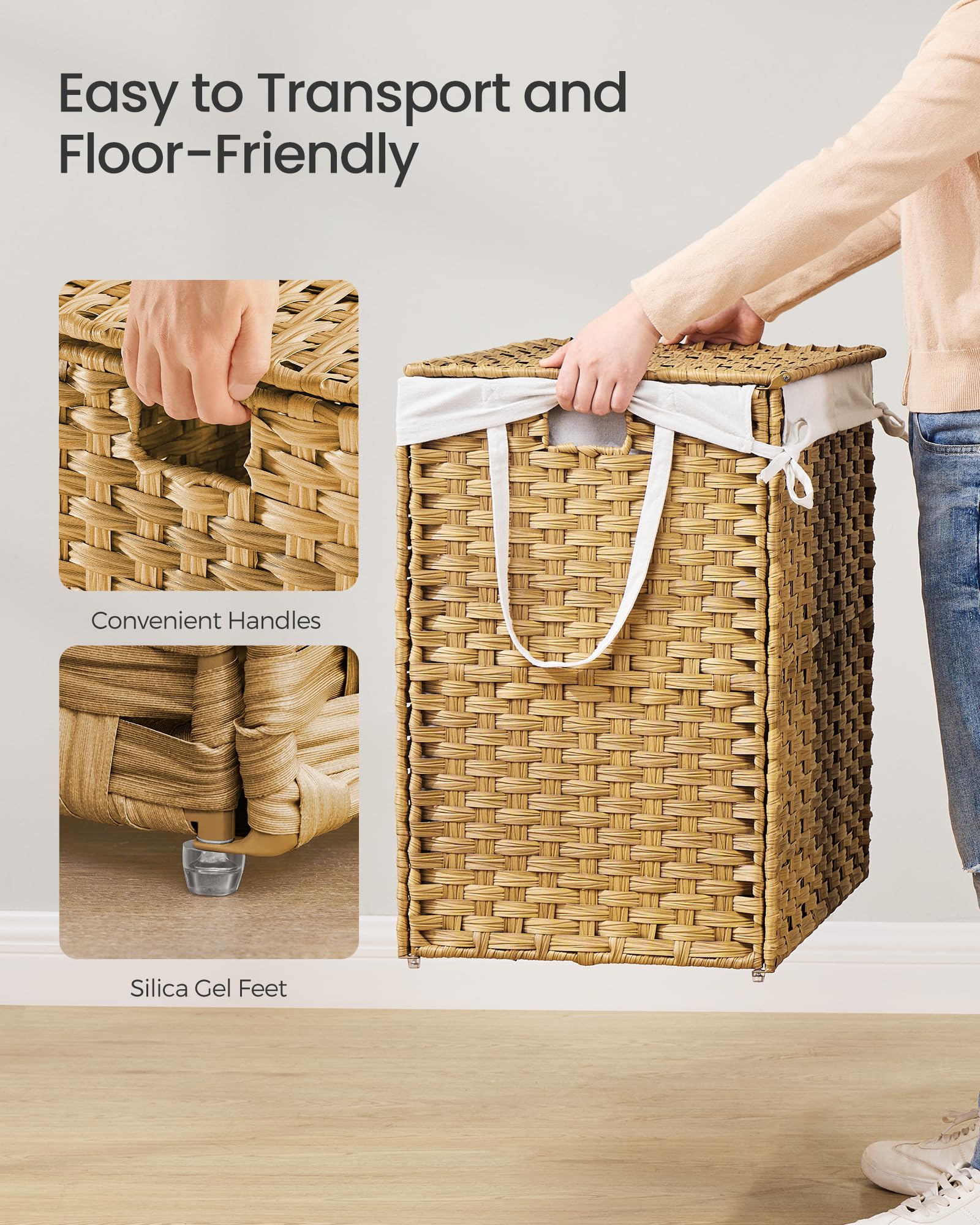 Laundry Hamper with Lid