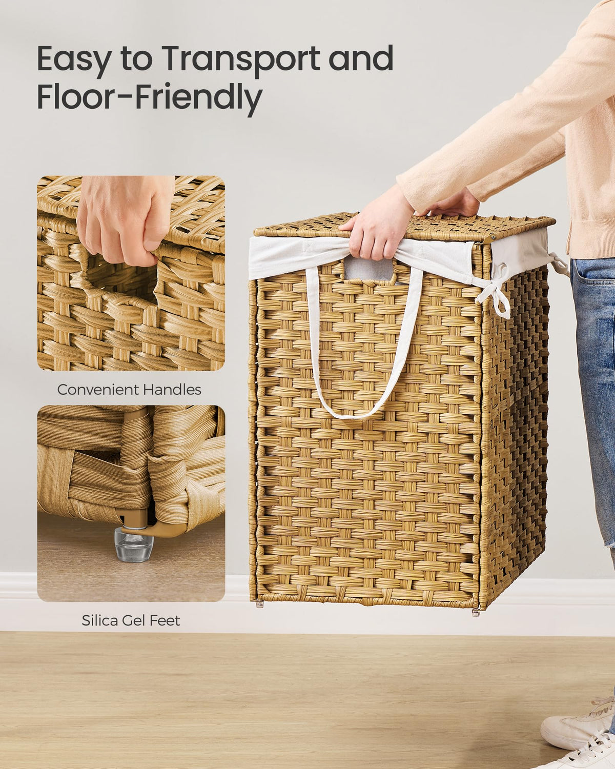 Laundry Hamper with Lid