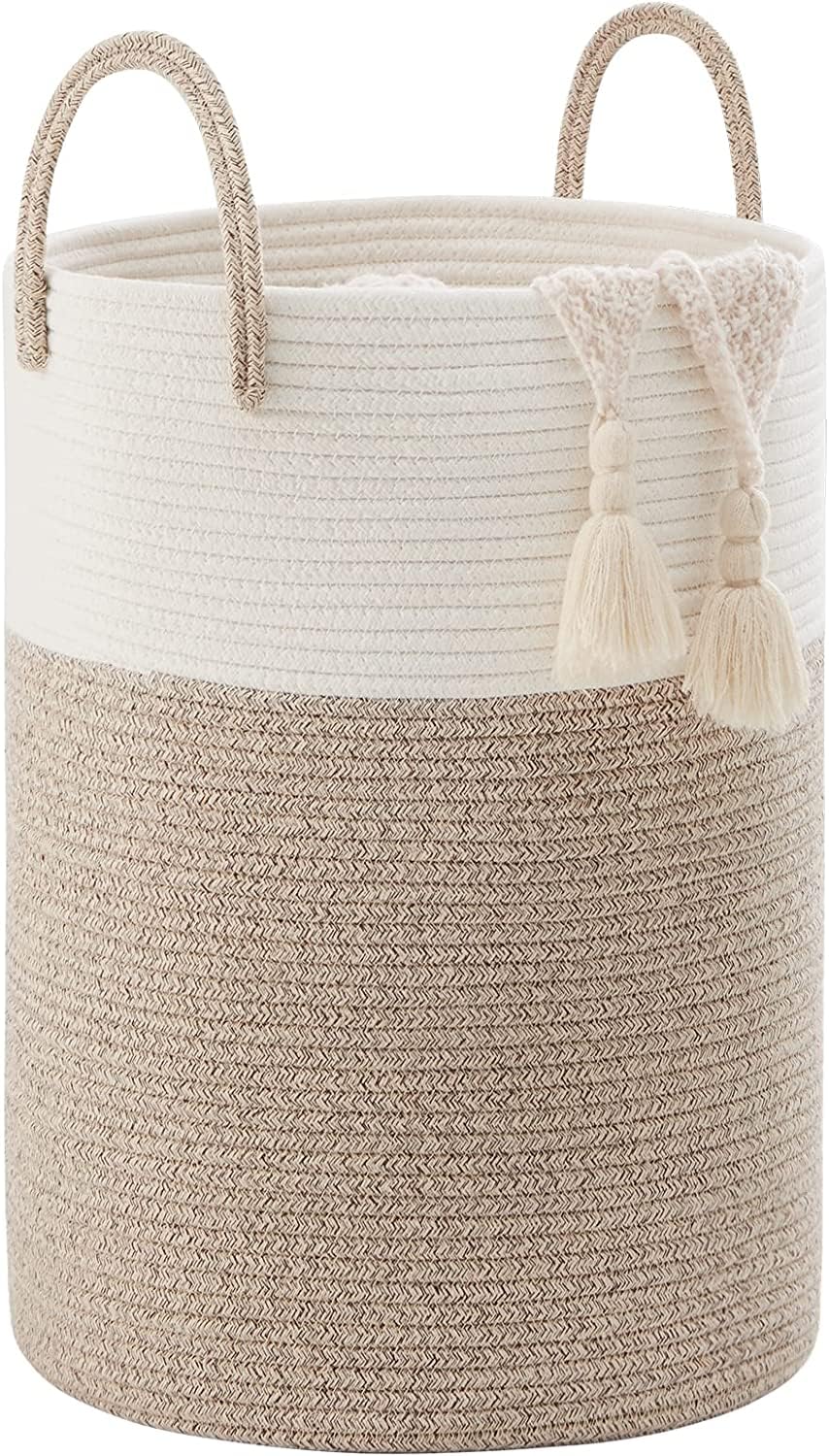 Cotton Rope Laundry Hamper Basket - ModHome Supplies