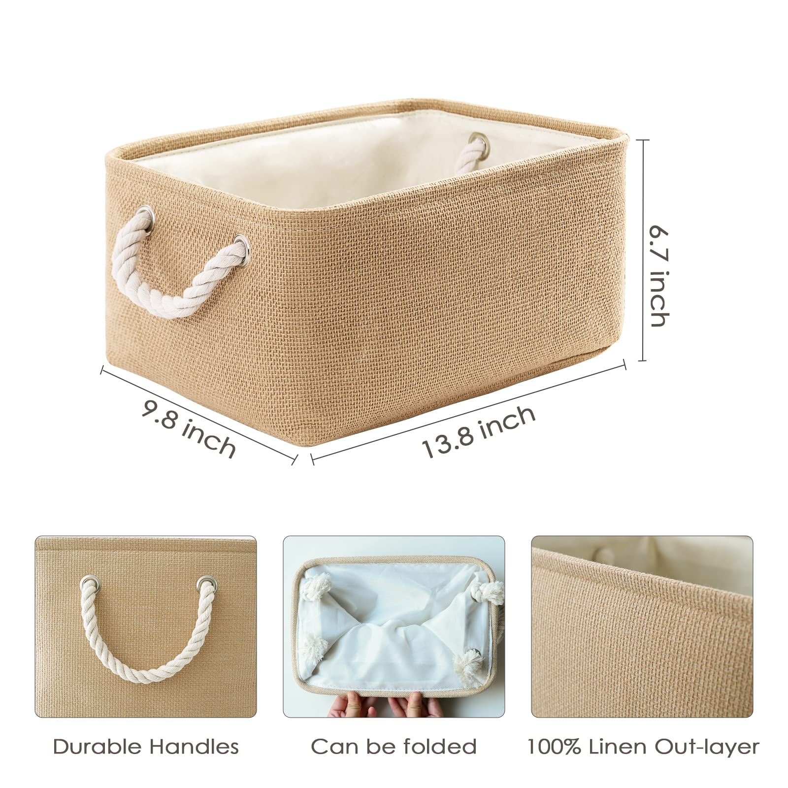 Storage Bins for Shelves (3 Count)