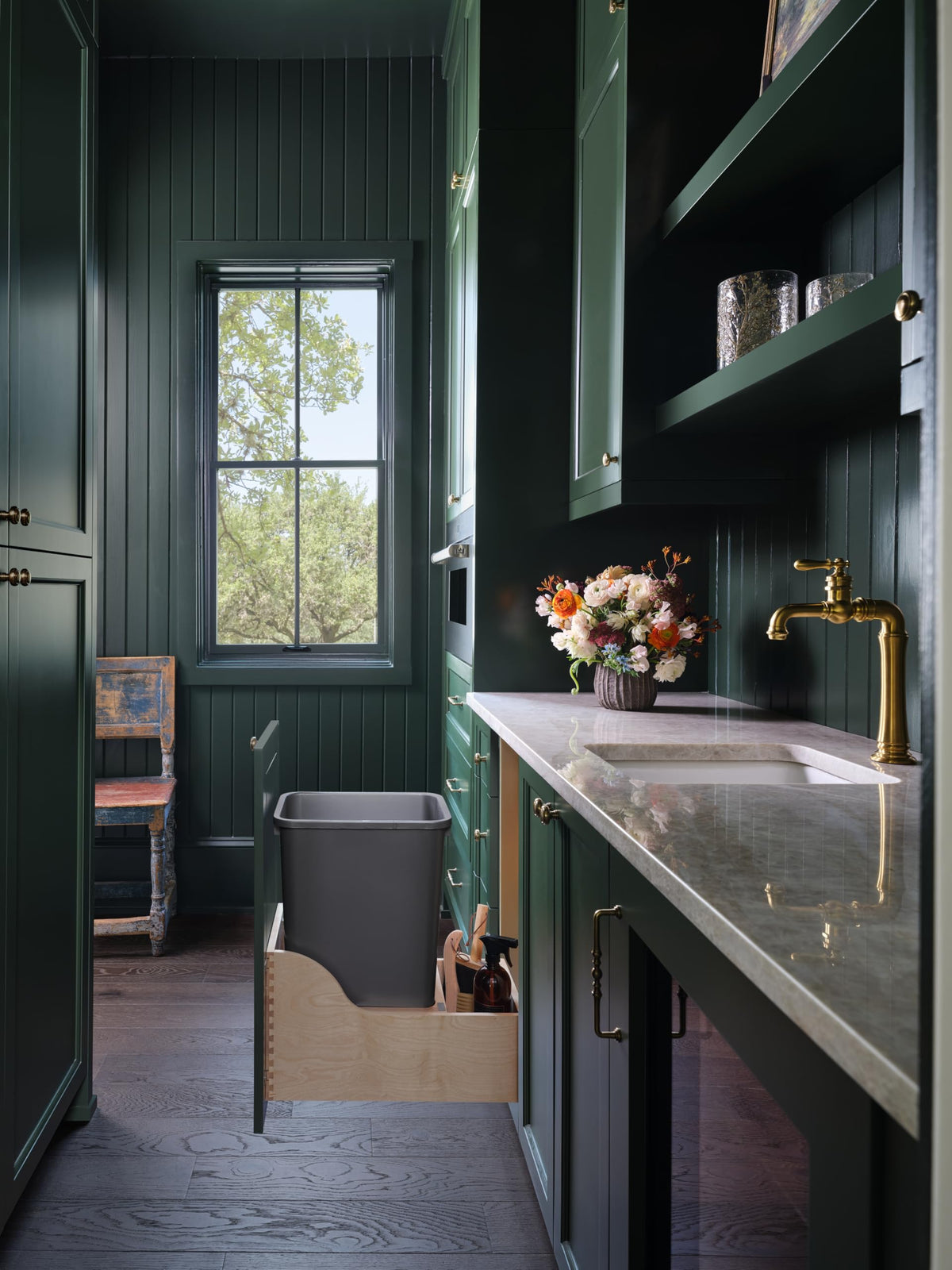 Pullout Trash Can for Kitchen Cabinet