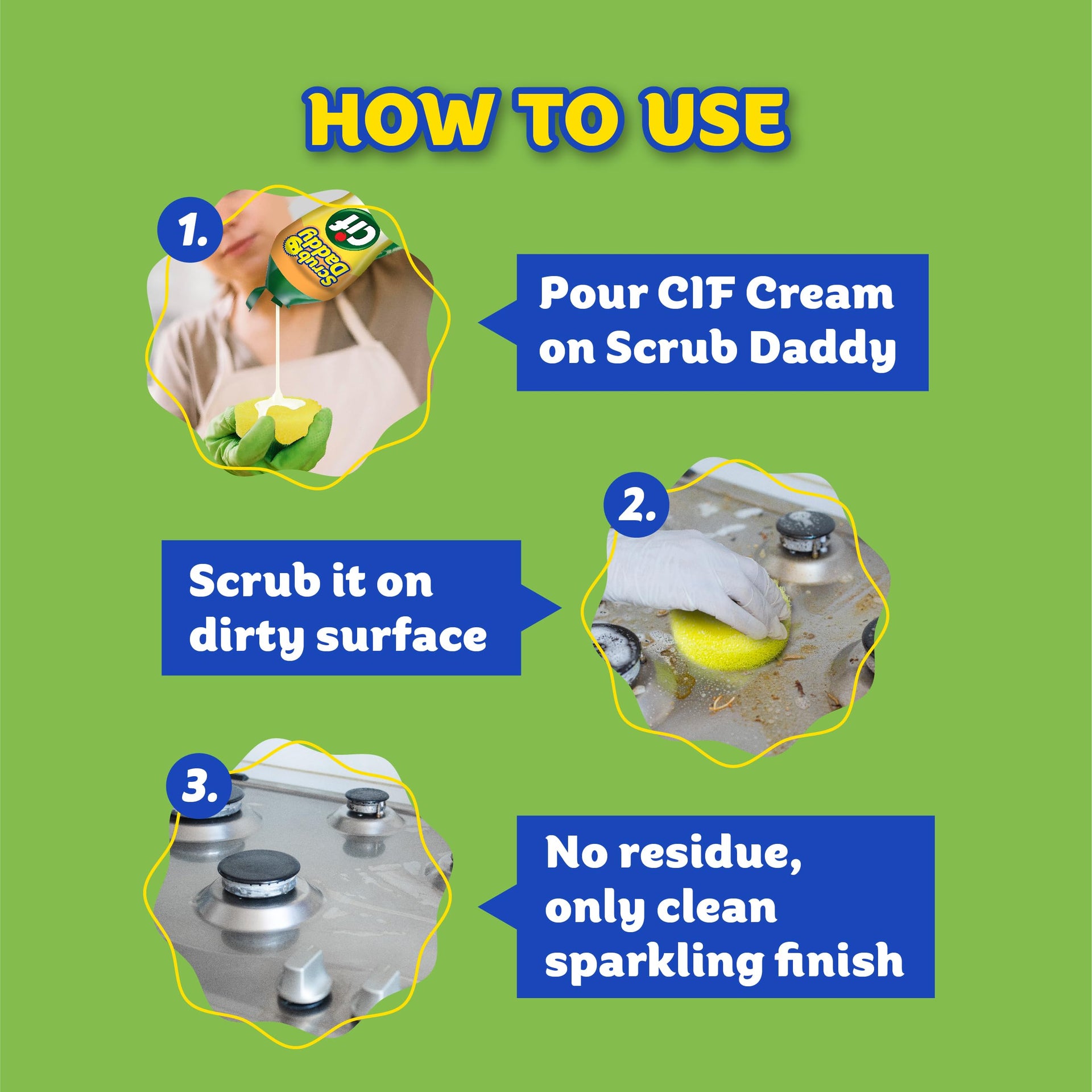 2x Cif All Purpose Cleaning Cream (3 Count)