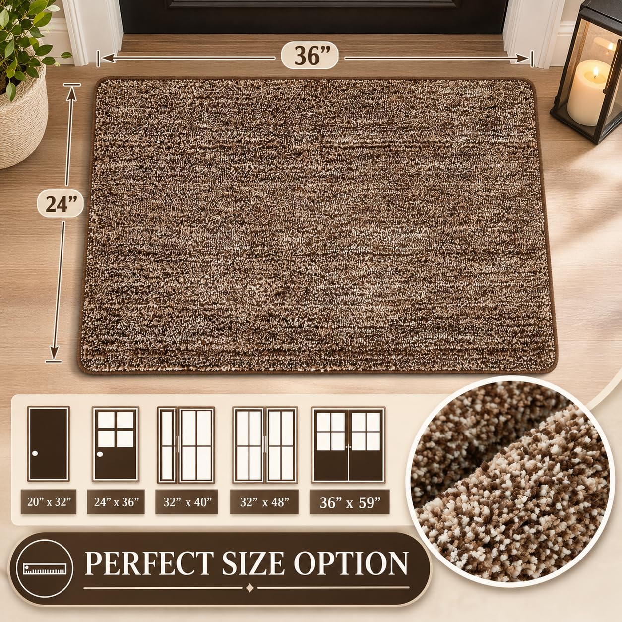 Dirt Trapper Door Mat 24" x 36"
