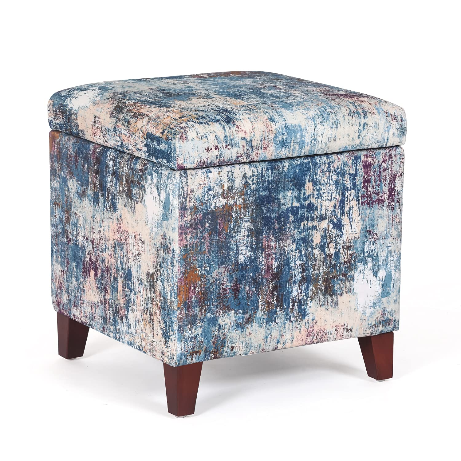 18 Inch High Cube Ottoman Storage